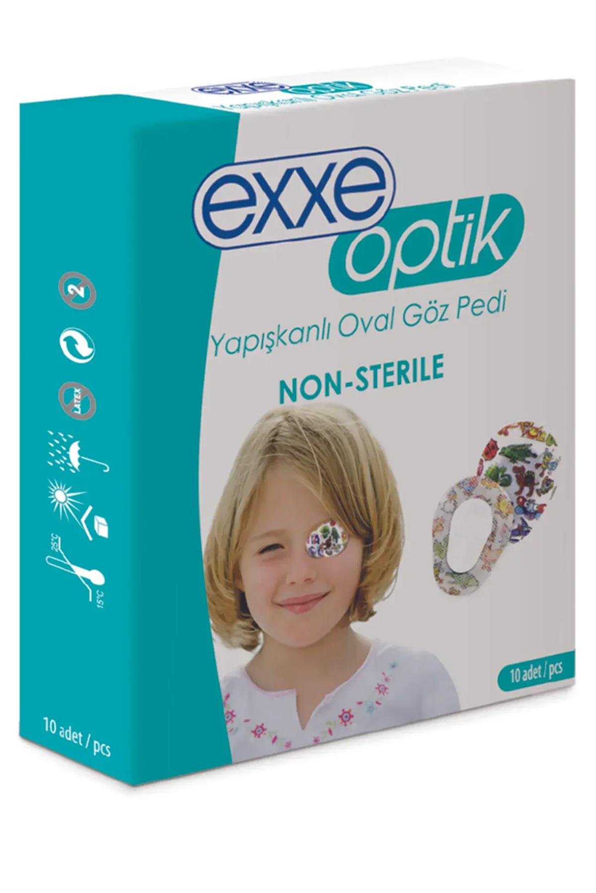 ExxeExxe Optik Çocuk Göz Pedi Yapışkanlı Oval 10 AdetExxe Optik Çocuk Yapışkanlı Göz Pedi 10lu Fiyatı ve Özellikleri | Mutlufiyatlar