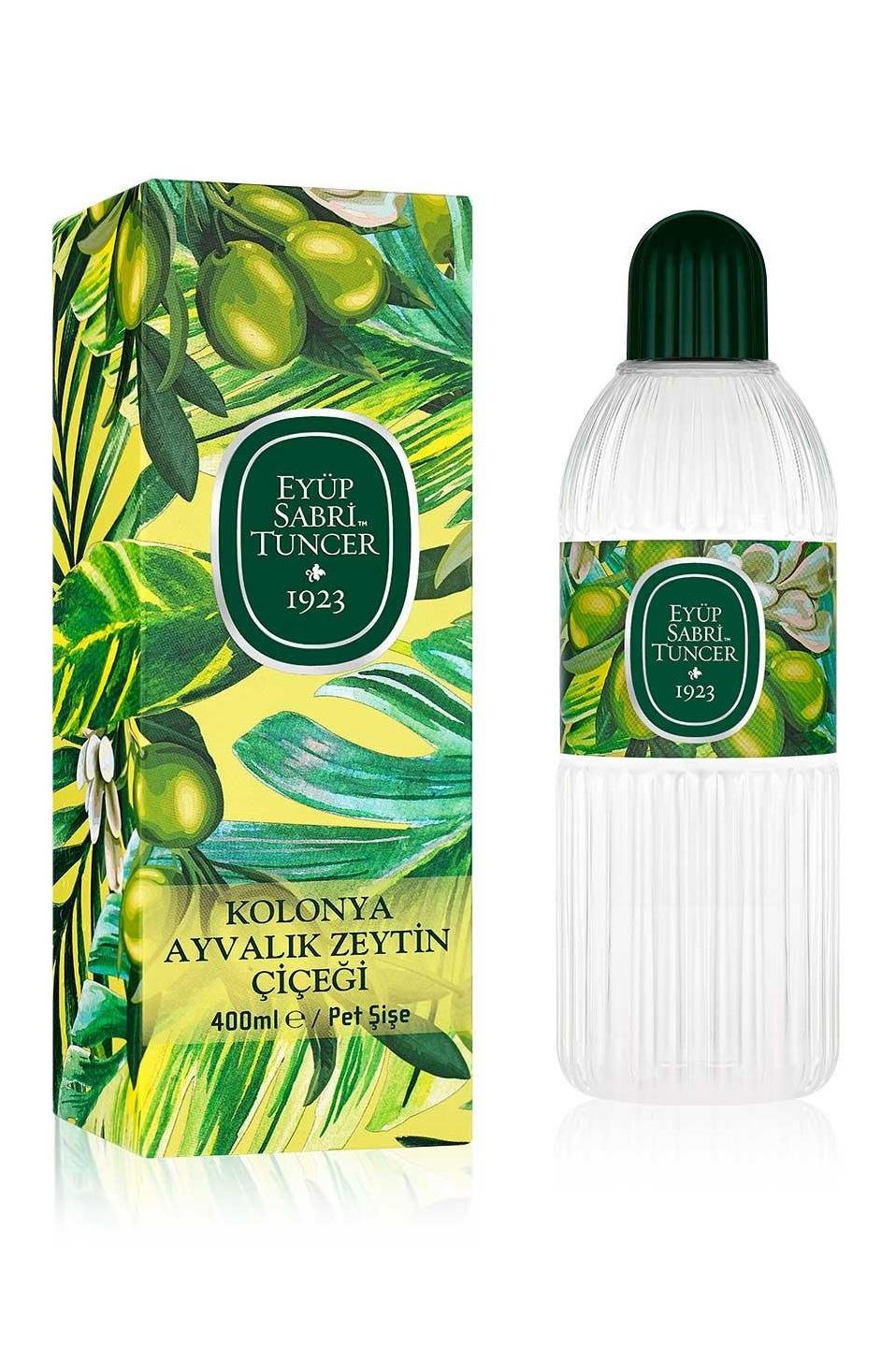 Eyüp Sabri Tuncer Eyüp Sabri Tuncer Kolonya Ayvalık Zeytin Çiçeği 400 ml Pet ŞişeEyüp Sabri Tuncer Ayvalık Zeytin Çiçeği Kolonyası Pet Şişe 400 ml Fiyatı ve Özellikleri | Mutlufiyatlar