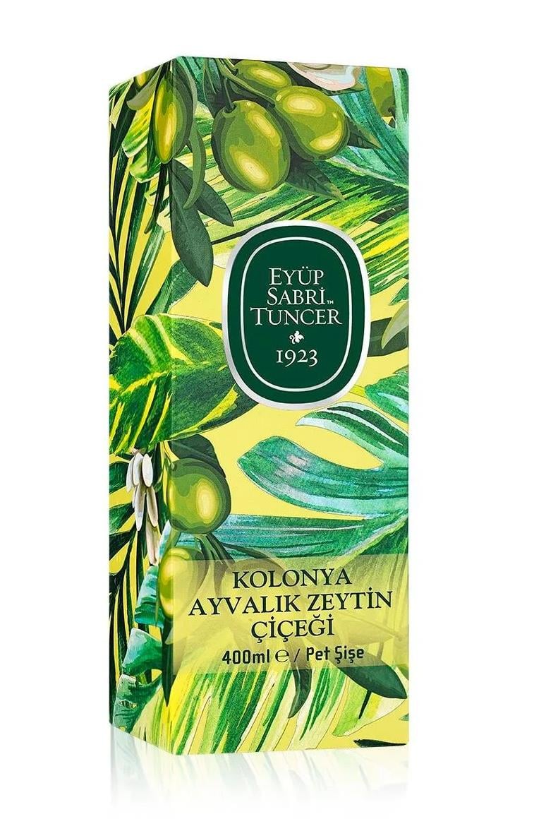 Eyüp Sabri Tuncer Eyüp Sabri Tuncer Kolonya Ayvalık Zeytin Çiçeği 400 ml Pet ŞişeEyüp Sabri Tuncer Ayvalık Zeytin Çiçeği Kolonyası Pet Şişe 400 ml Fiyatı ve Özellikleri | Mutlufiyatlar