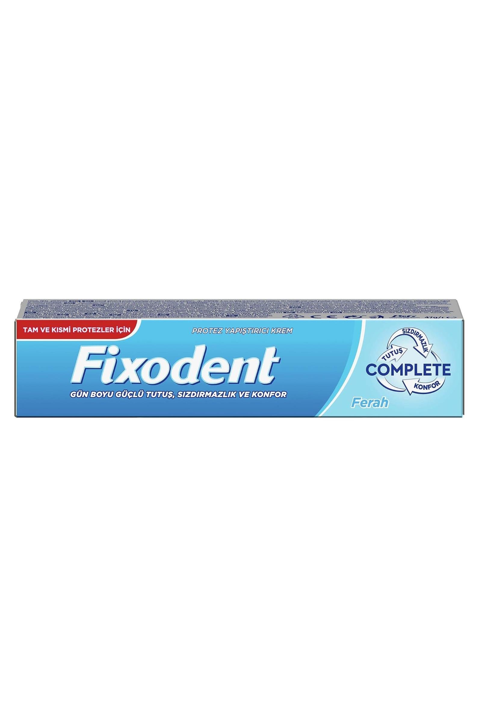 FixodentFixodent Complete Diş Protez Yapıştırıcı Krem Naneli 47 grFixodent Diş Protez Yapıştırıcı Krem Complete Naneli 47 gr Fiyatı ve Özellikleri | Mutlufiyatlar