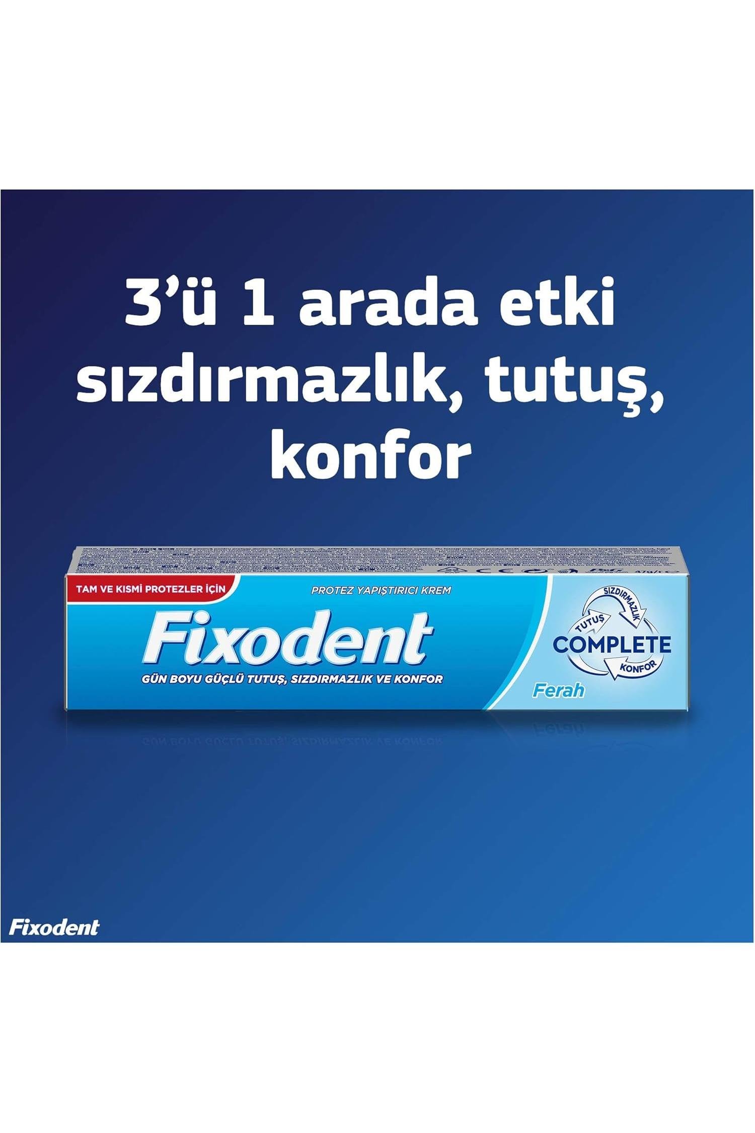 FixodentFixodent Complete Diş Protez Yapıştırıcı Krem Naneli 47 grFixodent Diş Protez Yapıştırıcı Krem Complete Naneli 47 gr Fiyatı ve Özellikleri | Mutlufiyatlar