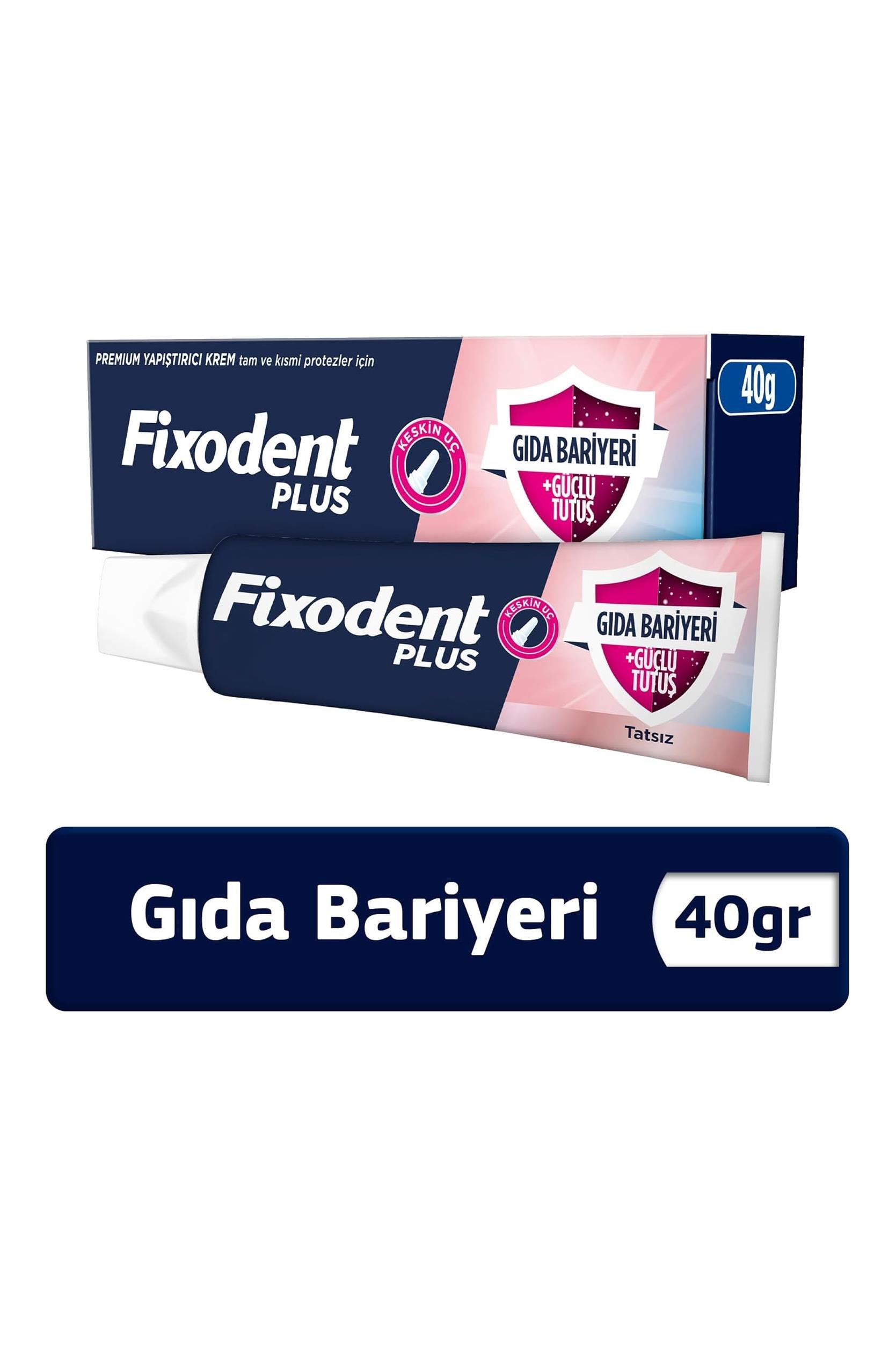 FixodentFixodent Plus Gıda Bariyeri Protez Diş Yapıştırıcı 40 grFixodent Orijinal Ürün | Hızlı Kargo | Güvenli Alışveriş