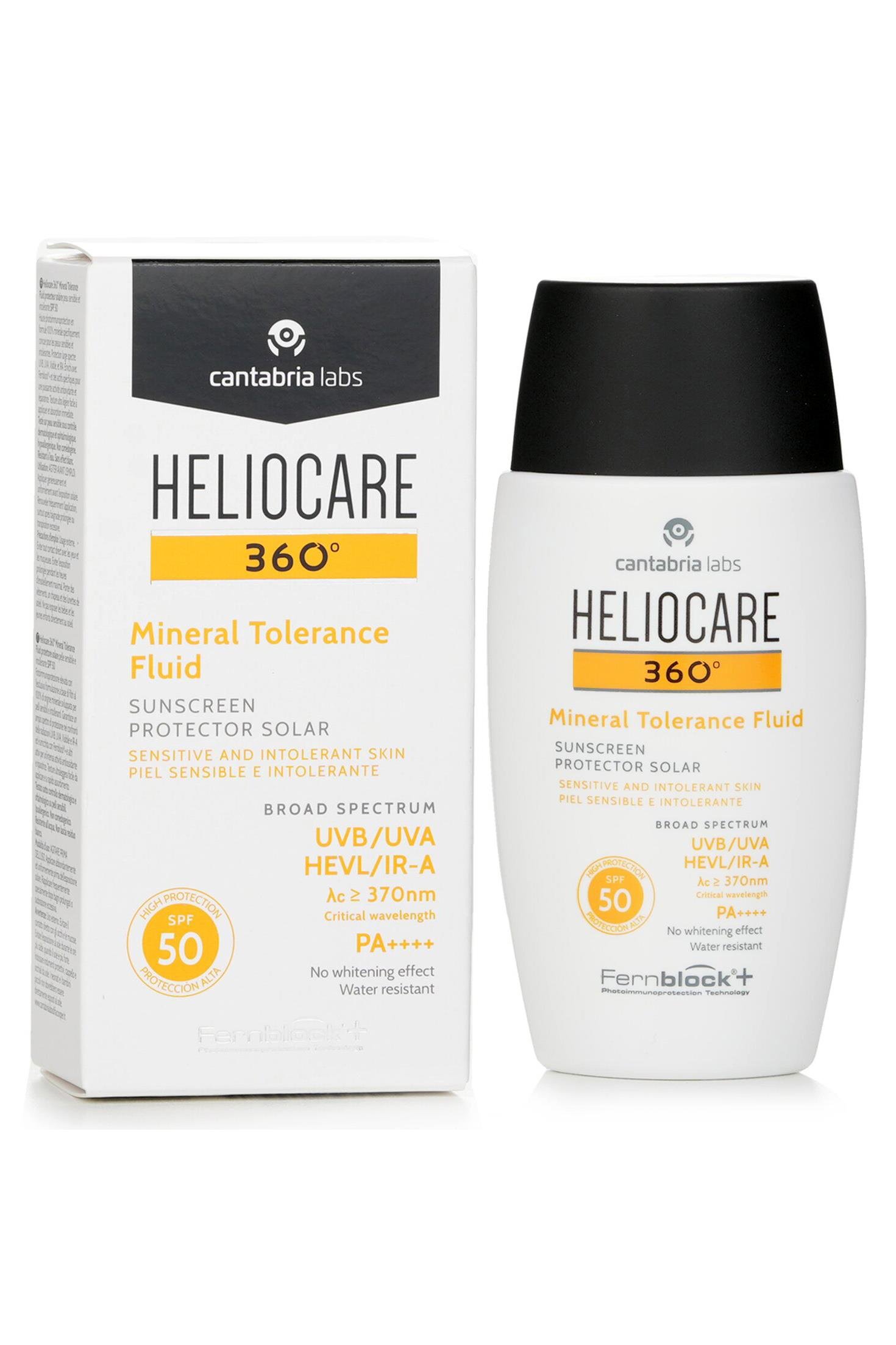 HeliocareHeliocare 360 Mineral Tolerance Fluid Hasas Ciltler İçin Güneş Koruma Kremi SPF 50 50 mlHeliocare 360 Mineral Tolerance Fluid SPF50 - 50 ml Fiyatı ve Özellikleri | Mutlufiyatlar