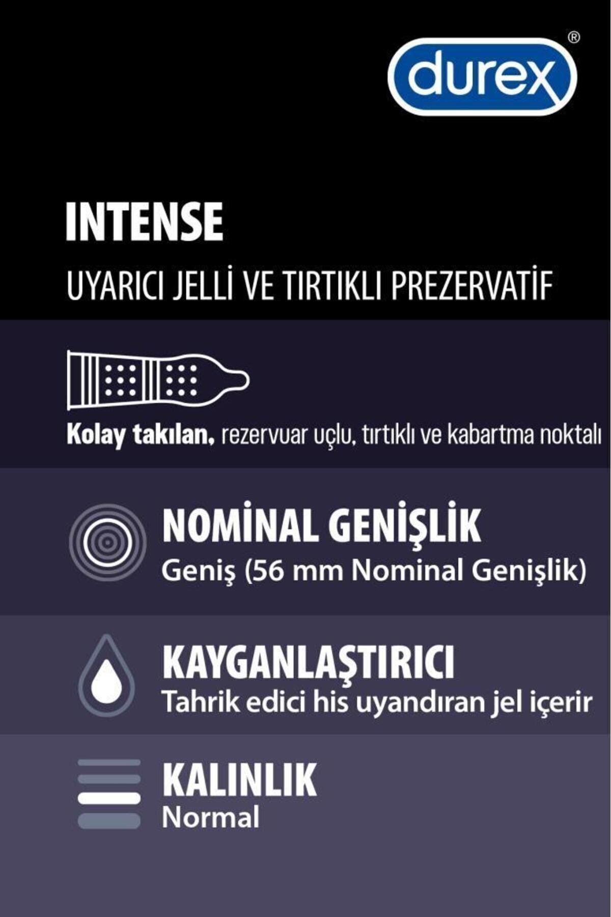 Intense Prezervatif, 10'lu