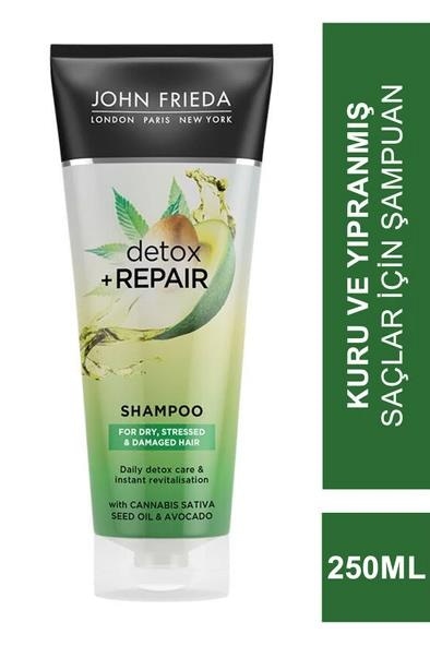 John FriedaJohn Frieda Detox Repair Kuru Ve Yıpranmış Saçlar İçin Şampuan 250 mlJohn Frieda Detox Repair Şampuan 250 ml Fiyatı ve Özellikleri | Mutlufiyatlar