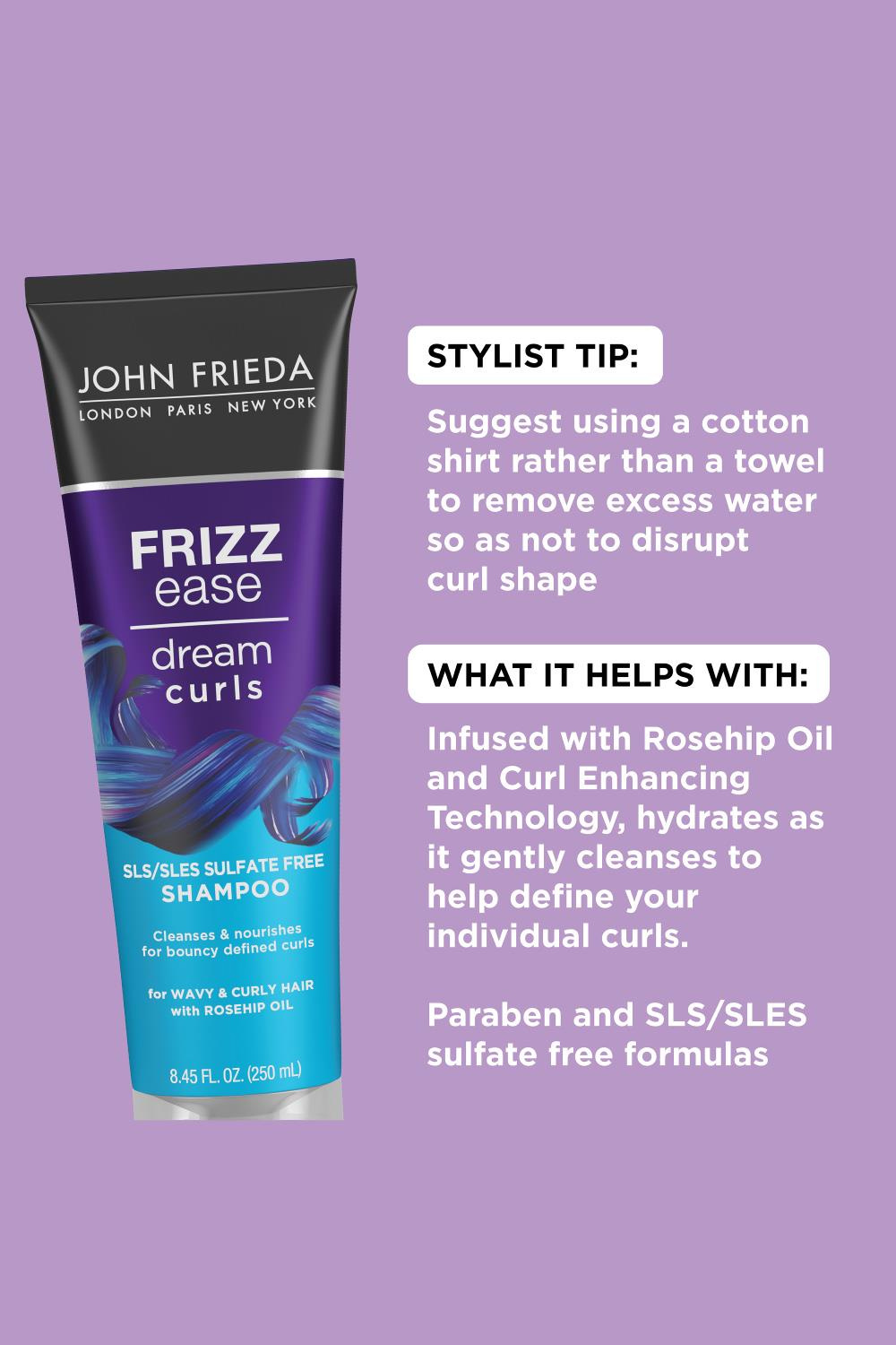 John FriedaJohn Frieda Frizz Ease Dream Curls Kıvırcık ve Dalgalı Saçlar İçin Şampuan 250 mlJohn Frieda Dream Curls Shampoo 250 ml Fiyatı ve Özellikleri | Mutlufiyatlar