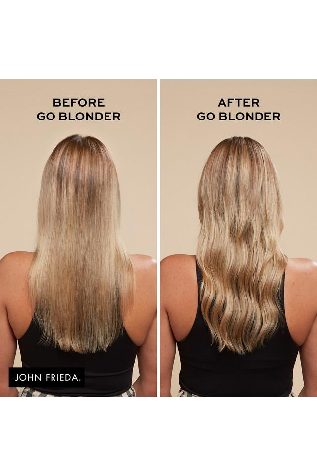 John FriedaJohn Frieda Go Blonder Sarı Saçlar İçin Renk Açıcı Sprey 100 mlJohn Frieda SB Go Blonder Renk Açıcı Sprey Sarı Saçlara Özel 100 ml Fiyatı ve Özellikleri | Mutlufiyatlar