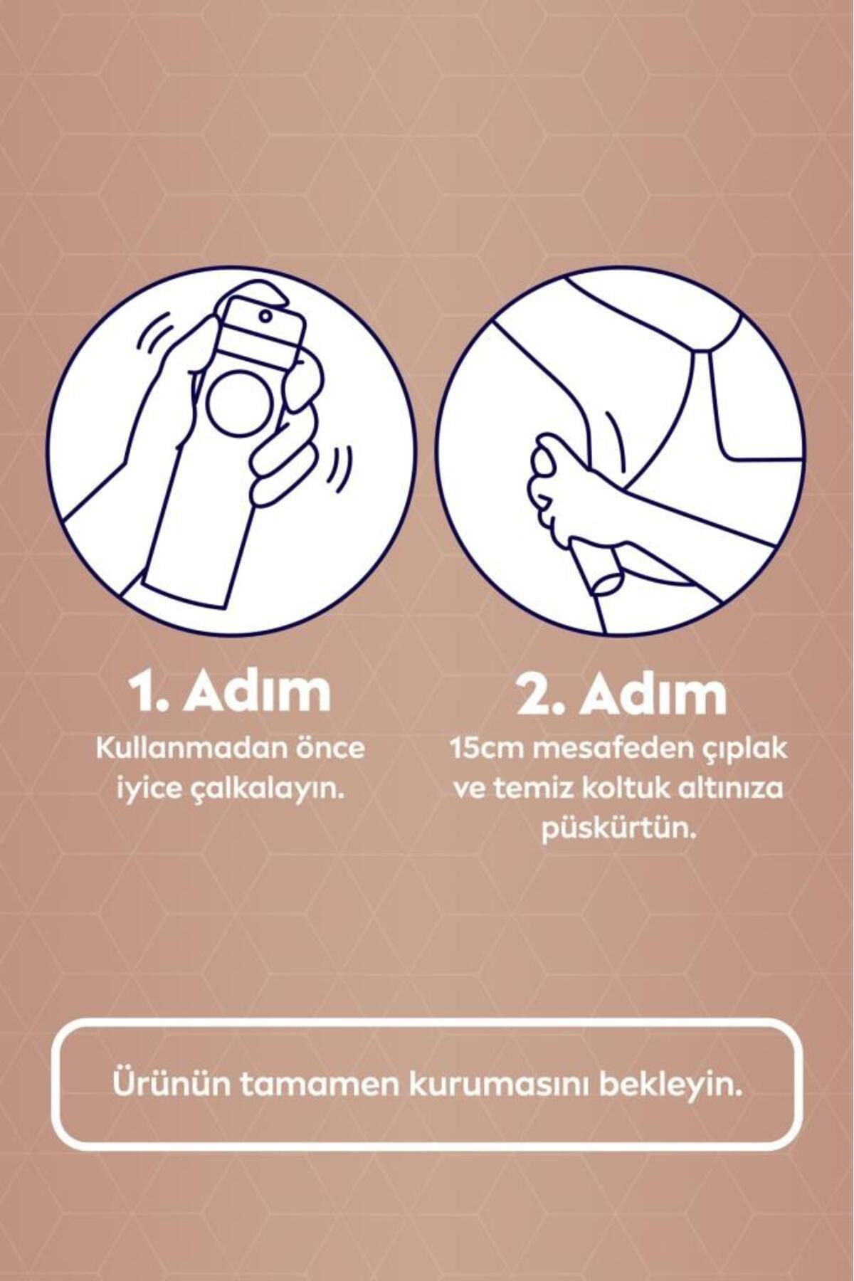 Kadın Sprey Deodorant Dry Fresh 150ml, 72 Saat Anti-perspirant Koruma, Ekstra Kuruluk