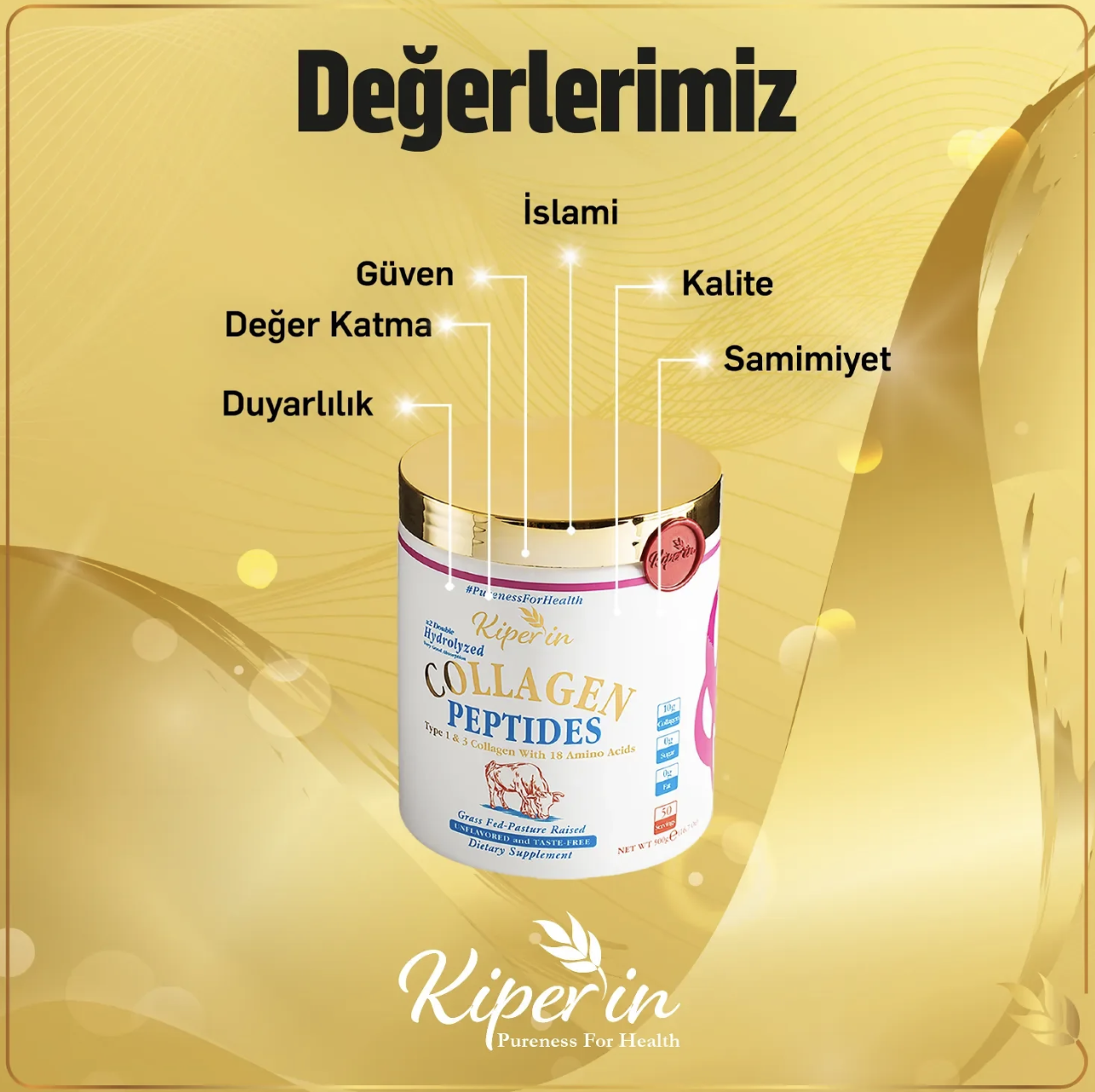 KiperinKiperin Collagen Toz Kolajen Peptitleri İçeren Diyet Takviyesi 500 grKiperin Collagen Toz Kolajen Peptitleri İçeren Diyet Takviyesi 500 gr Fiyatı ve Özellikleri