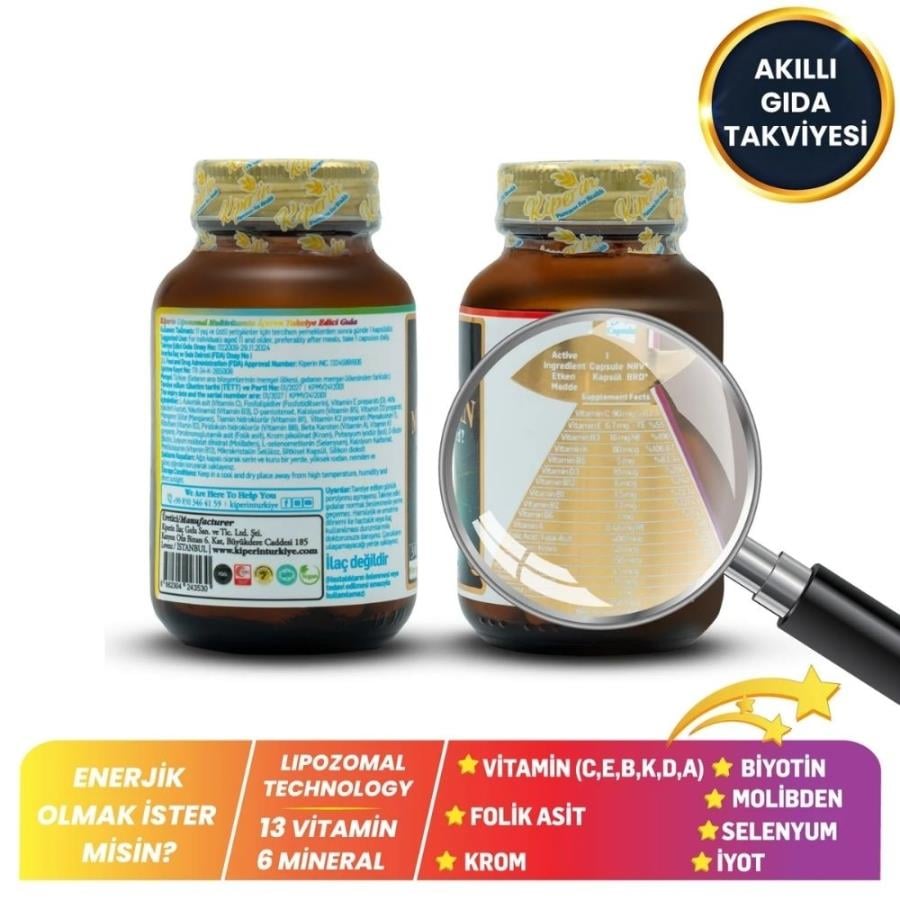 KiperinKiperin Multivitamin Lipozomal 30 KapsülKiperin Multivitamin Lipozomal 30 Kapsül Fiyatı ve Özellikleri