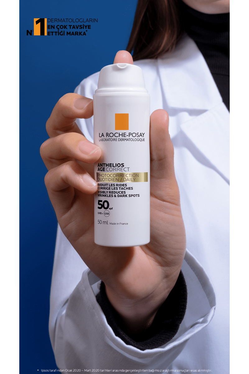 La Roche PosayLa Roche Posay Anthelios Age Correct Spf 50+ Uv Kaynaklı Leke ve Kırışıklık Karşıtı 50mlAnthelios Age Correct SPF50+ 50ml | Leke ve Yaşlanma Karşıtı Koruma
