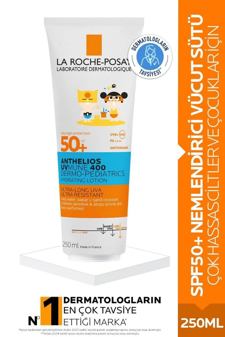 La Roche PosayLa Roche Posay Anthelios UVmune 400 Pediatrics Spf 50+ Güneş Koruyucu 250 mlAnthelios Dermo Pediatrics SPF50+ 250ml | Çocuklar İçin Güneş Sütü