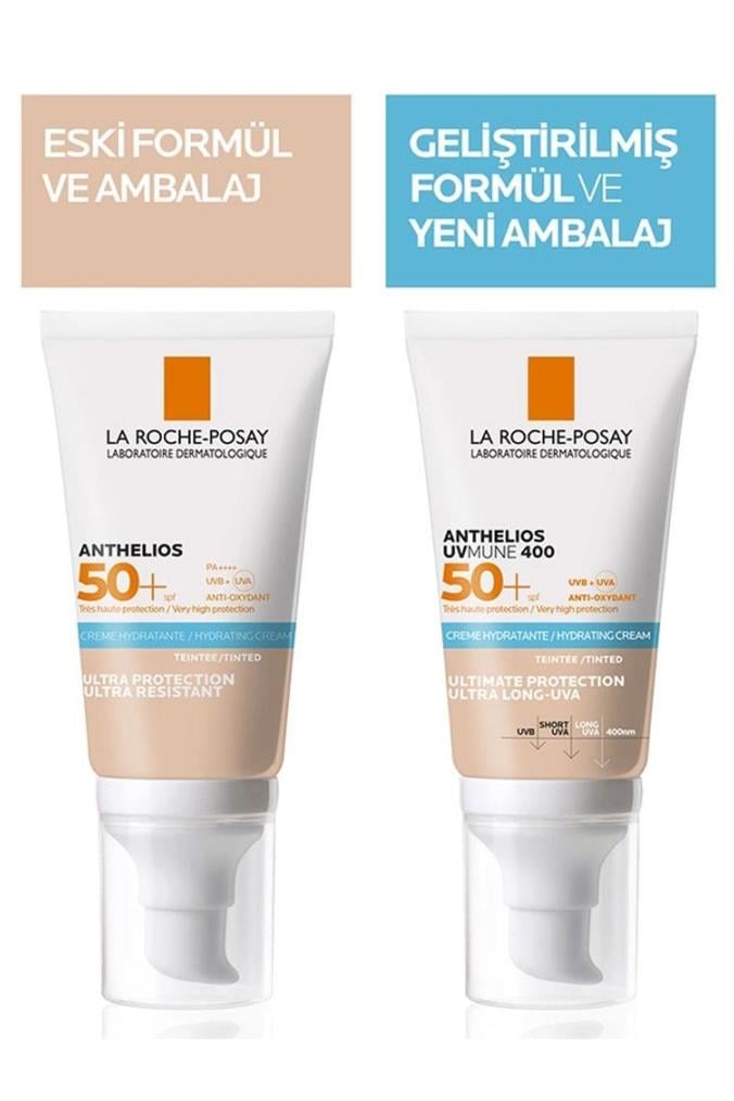 La Roche PosayLa Roche Posay Anthelios UVMune 400 Renkli Güneş Kremi SPF 50+ 50 ml La Roche Posay Anthelios UVMune SPF50+ Nemlendirici Güneş Kremi 50 ml - Renkli Fiyatı ve Özellikleri | Mutlufiyatlar