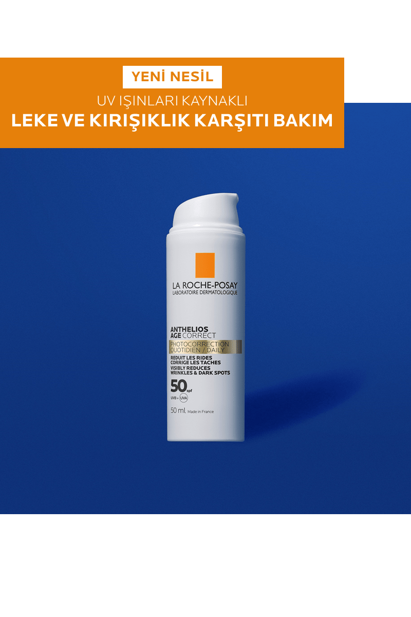 La Roche PosayLa Roche Posay Anthelios Age Correct Spf 50+ Uv Kaynaklı Leke ve Kırışıklık Karşıtı 50mlAnthelios Age Correct SPF50+ 50ml | Leke ve Yaşlanma Karşıtı Koruma