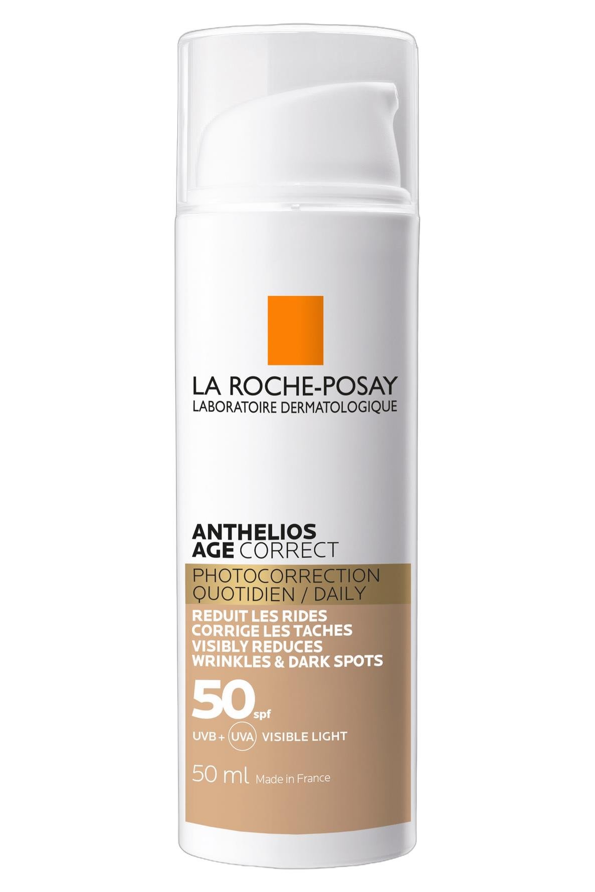 La Roche PosayLa Roche Posay Anthelios Age Correct Spf 50 Renkli Kapatıcı Özelliğe Sahip Yüz Güneş Kremi 50 mlLa Roche-Posay Anthelios Age Correct SPF50 50ml | Renkli Güneş Koruyucu