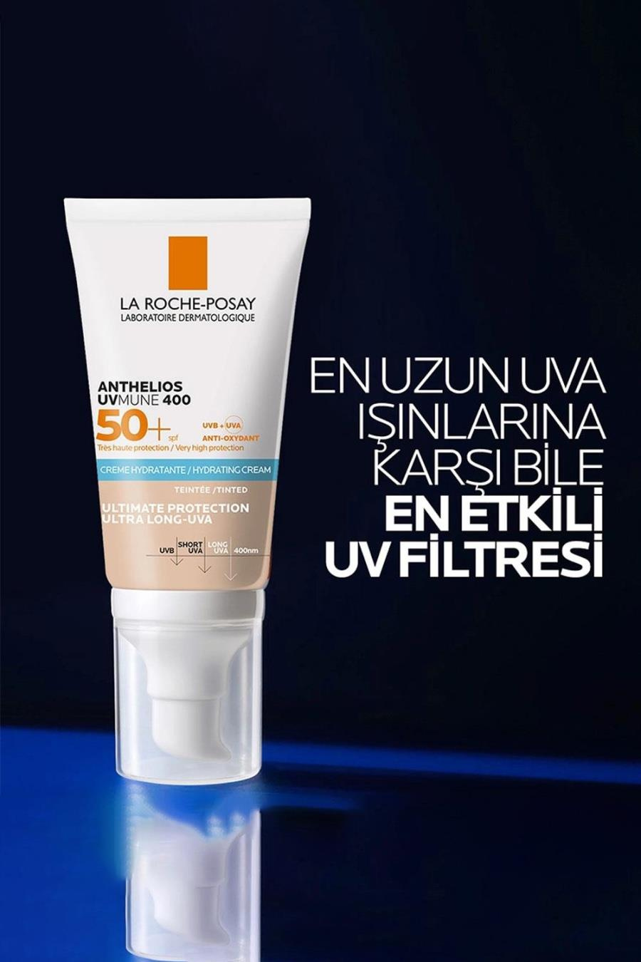 La Roche PosayLa Roche Posay Anthelios UVMune 400 Renkli Güneş Kremi SPF 50+ 50 ml La Roche Posay Anthelios UVMune SPF50+ Nemlendirici Güneş Kremi 50 ml - Renkli Fiyatı ve Özellikleri | Mutlufiyatlar
