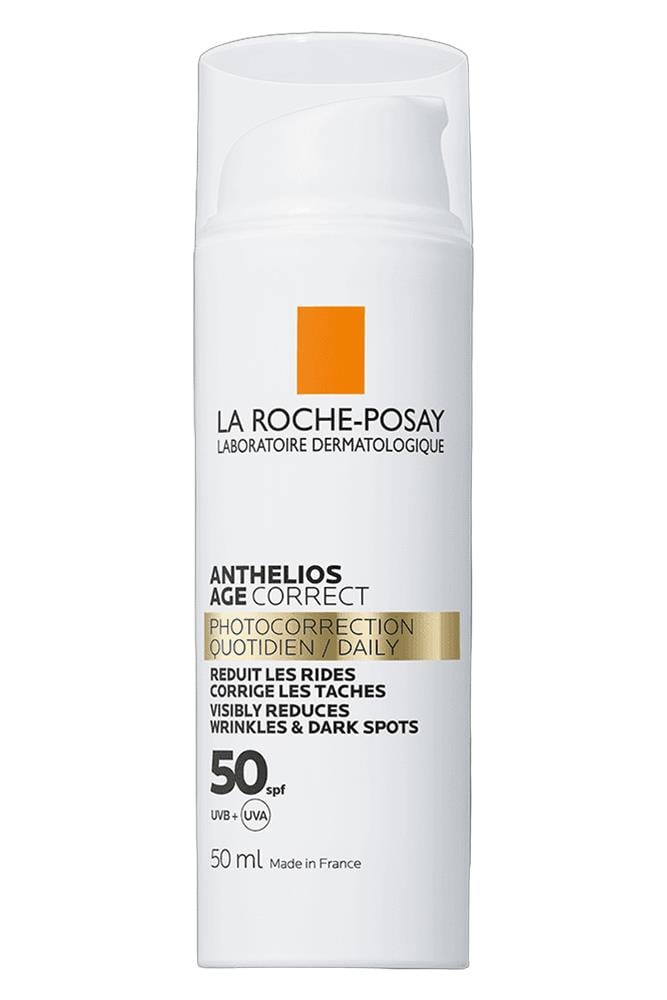 La Roche PosayLa Roche Posay Anthelios Age Correct Spf 50+ Uv Kaynaklı Leke ve Kırışıklık Karşıtı 50mlAnthelios Age Correct SPF50+ 50ml | Leke ve Yaşlanma Karşıtı Koruma
