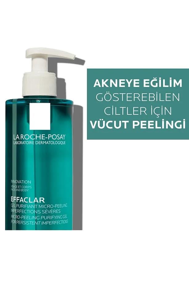 La Roche PosayLa Roche Posay Effaclar Yağlı Ve Akneye Eğilimli Ciltler Için Vücut Peelingi 400 mlLa Roche-Posay Effaclar Vücut Peelingi 400ml | Akneye Eğilimli Ciltler İçin