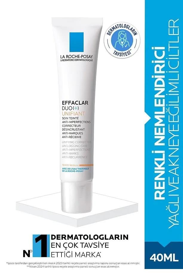 La Roche PosayLa Roche Posay Effaclar Duo Unıfıant Medium 40 mlEffaclar Duo Unifiant Medium 40ml | Renkli Akne Karşıtı Bakım