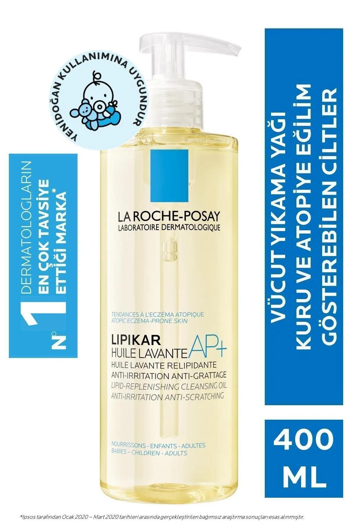 La Roche PosayLa Roche Posay Lipikar Cleansing Oil Ap 400 mlLa Roche-Posay Lipikar Cleansing Oil AP+ 400ml | Duş Yağı