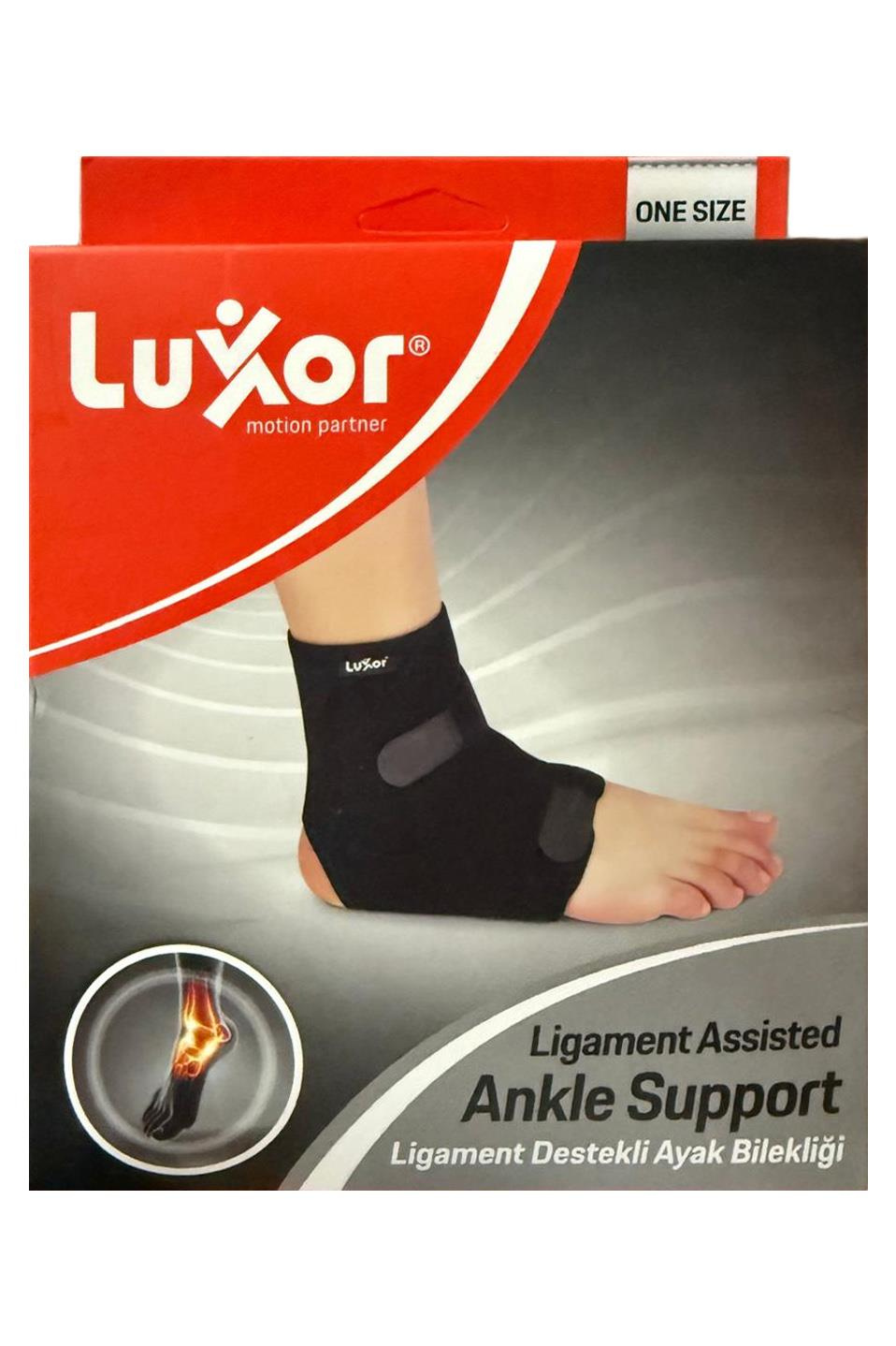 LuxorLuxor 196 Ligament Destekli Ayak Bilekliği Standart BoyLuxor 196 Ligament Destekli Ayak Bilekliği - Tek Boy Fiyatı ve Özellikleri | Mutlufiyatlar