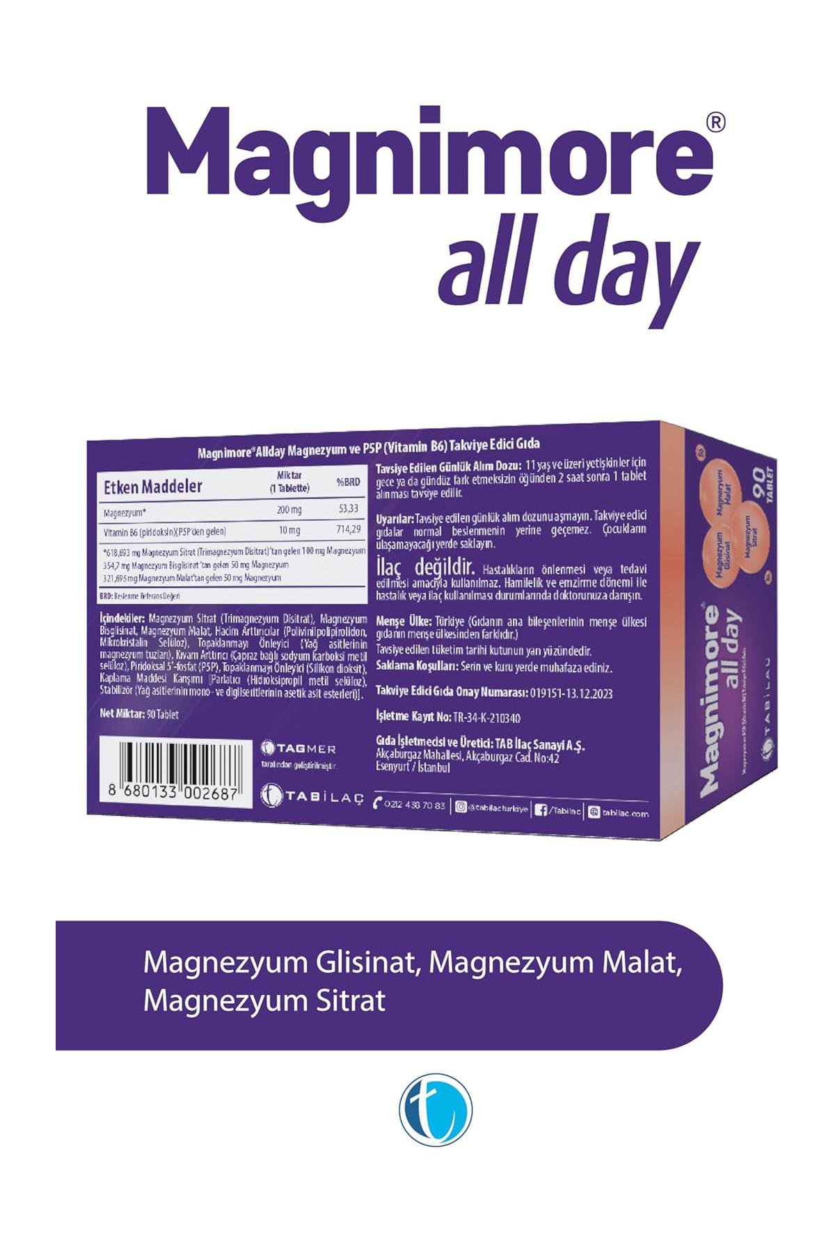 MagnimoreMagnimore All Day 90 TabletMagnimore All Day 90 Tablet Fiyatı ve Özellikleri | Mutlufiyatlar