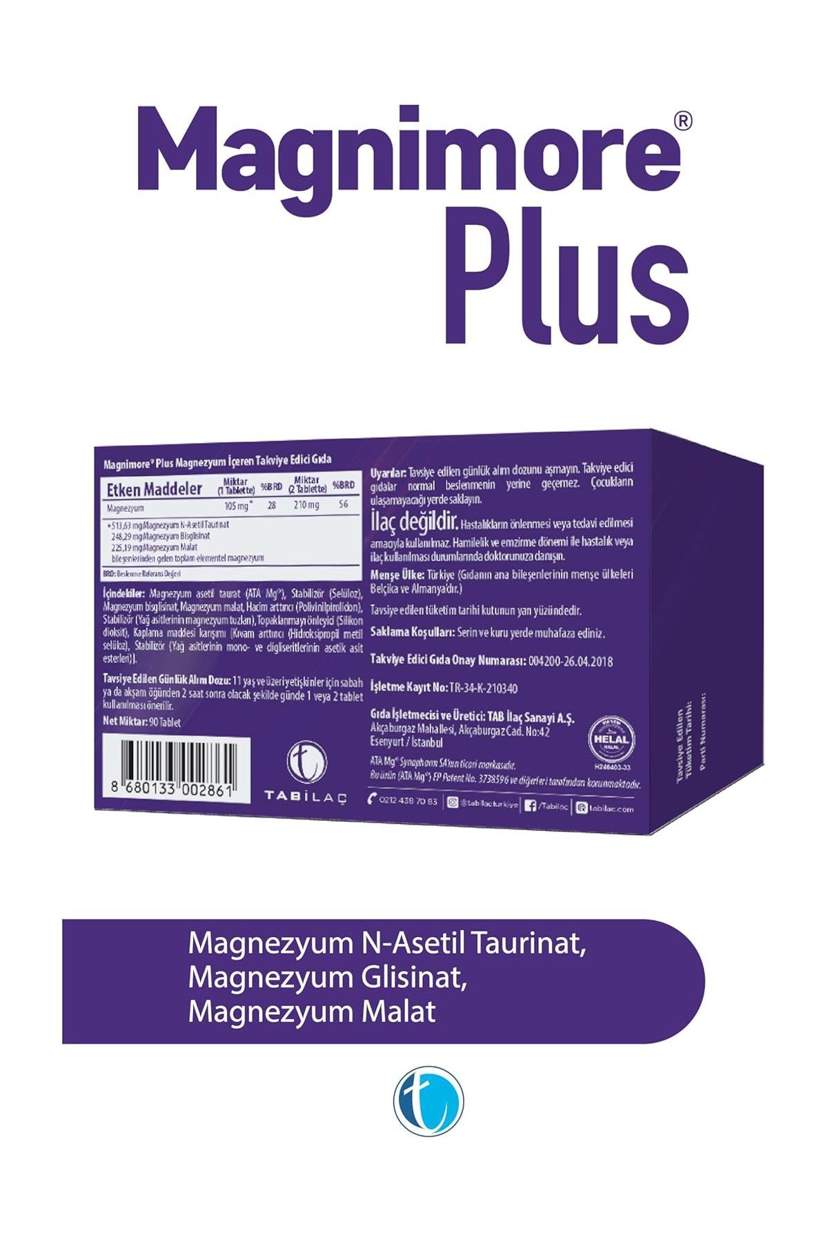 MagnimoreMagnimore Plus 90 TabletMagnimore Plus 90 Tablet Fiyatı ve Özellikleri | Mutlufiyatlar