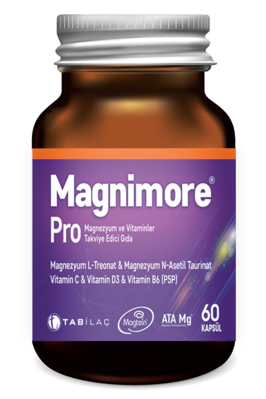 MagnimoreMagnimore Pro Magnezyum 60 Bitkisel Kapsül N-asetil Taurinat L-treonatMagnimore Pro 60 Kapsül | N-asetil Taurinat + L-treonat İçerikli Takviye