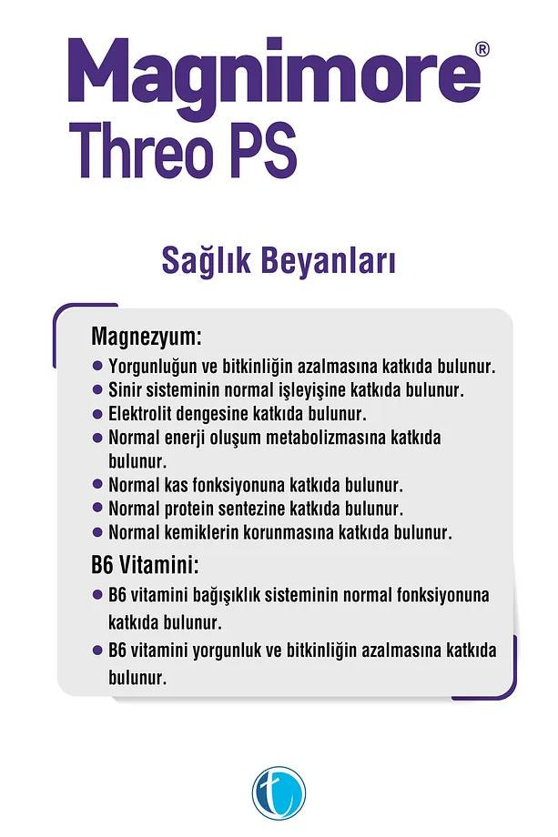 MagnimoreMagnimore Threo Ps Magnezyum 60 Bitkisel Kapsül L-treonat FosfatidilserinMagnimore Threo PS 60 Kapsül | Hafıza ve Konsantrasyon Takviyesi