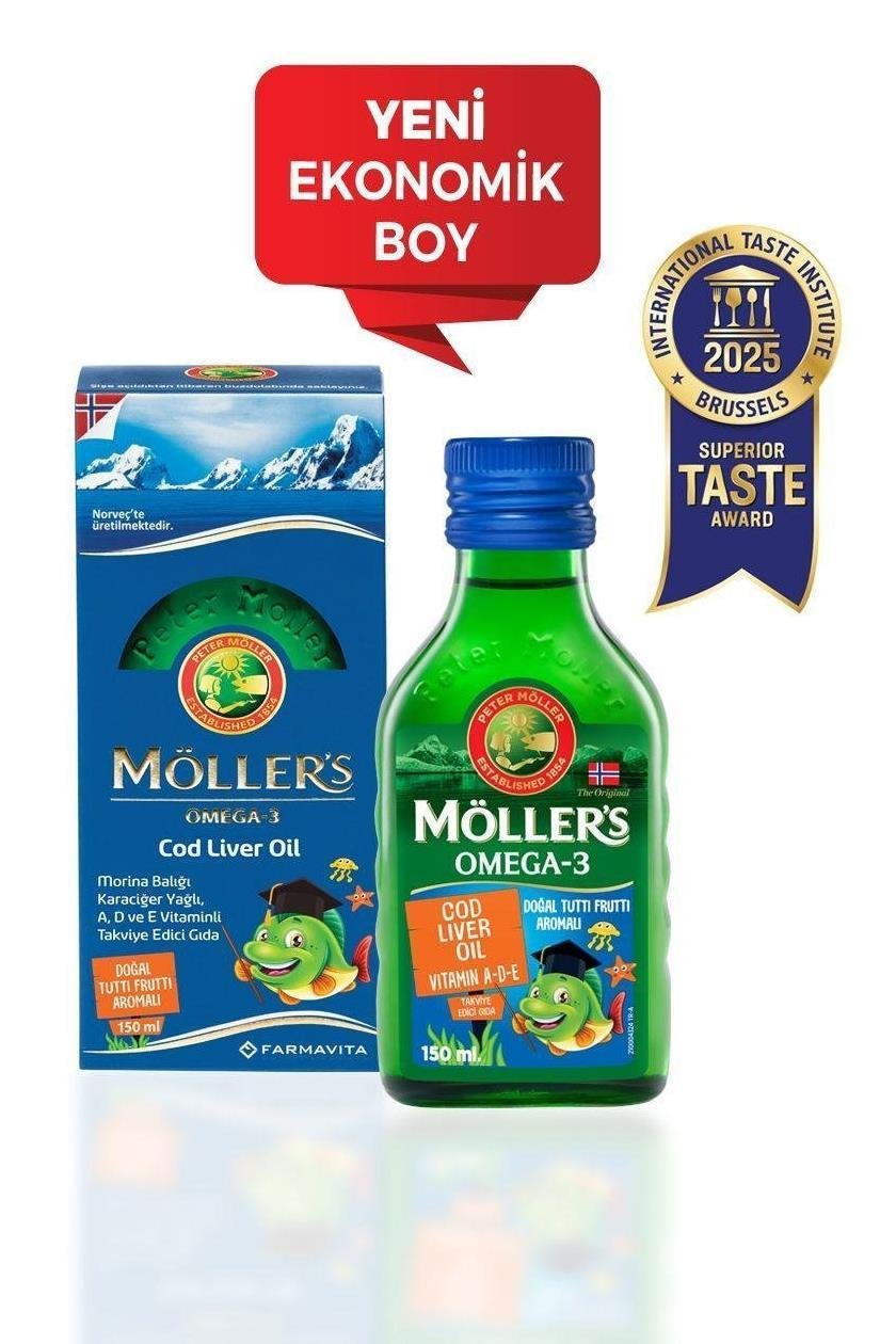MöllersMöllers Omega-3 Balık Yağı Şurubu Tutti Frutti 150 ml 4'lüMöllers Omega-3 Balık Yağı Şurubu Tutti Frutti 150 ml Fiyatı ve Özellikleri | Mutlufiyatlar
