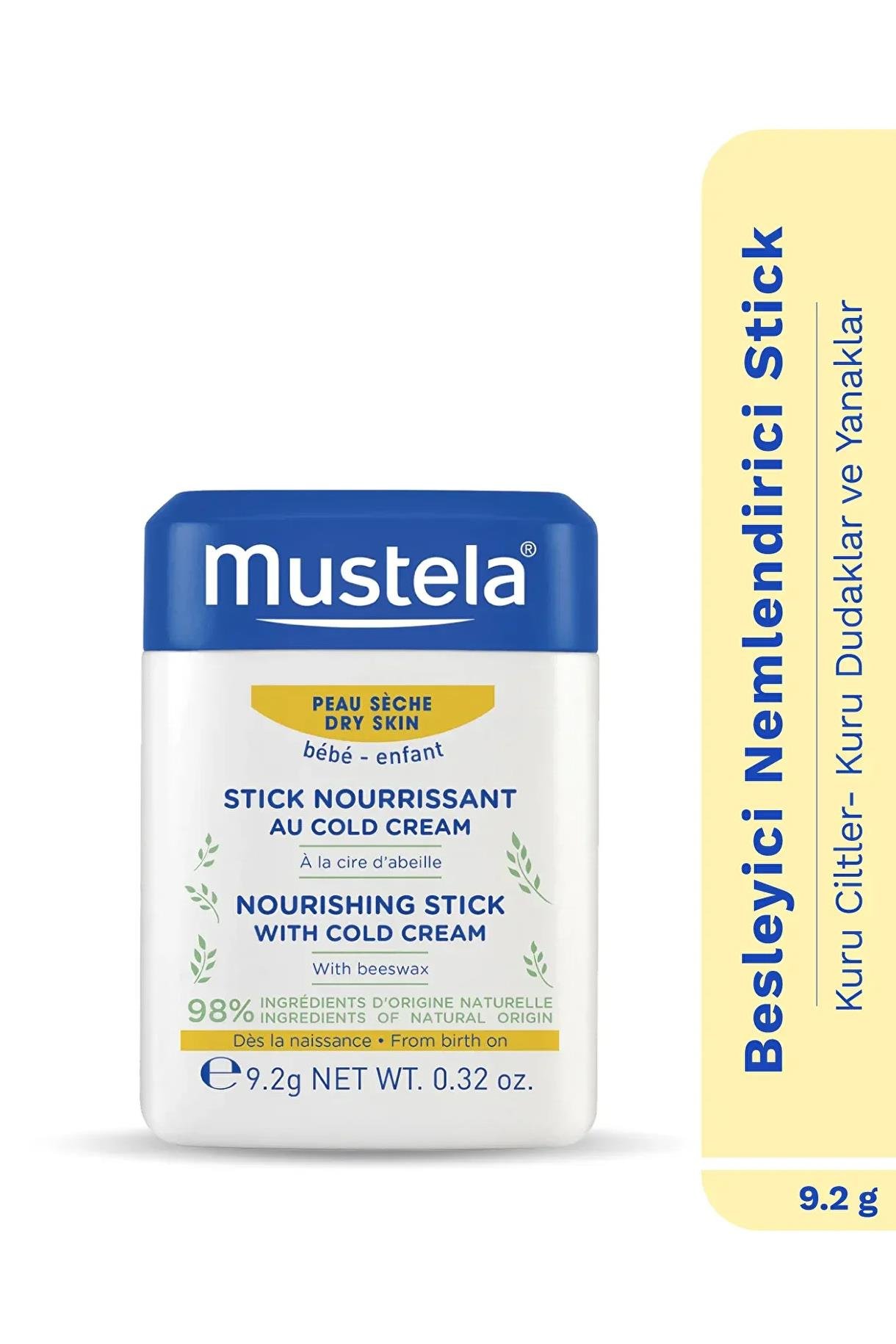 MustelaMustela %98 Doğal İçerikli Kuru Cilt Cold Cream İçeren Nemlendirici Stick Bebek Çocuk Yetişkin Yüz DudakMustela %98 Doğal Içerikli Kuru Cilt Cold Cream Içeren Nemlendirici Stick Bebek Çocuk Yetişkin Yüz Dudak | Hızlı Kargo & Güvenli Alışveriş