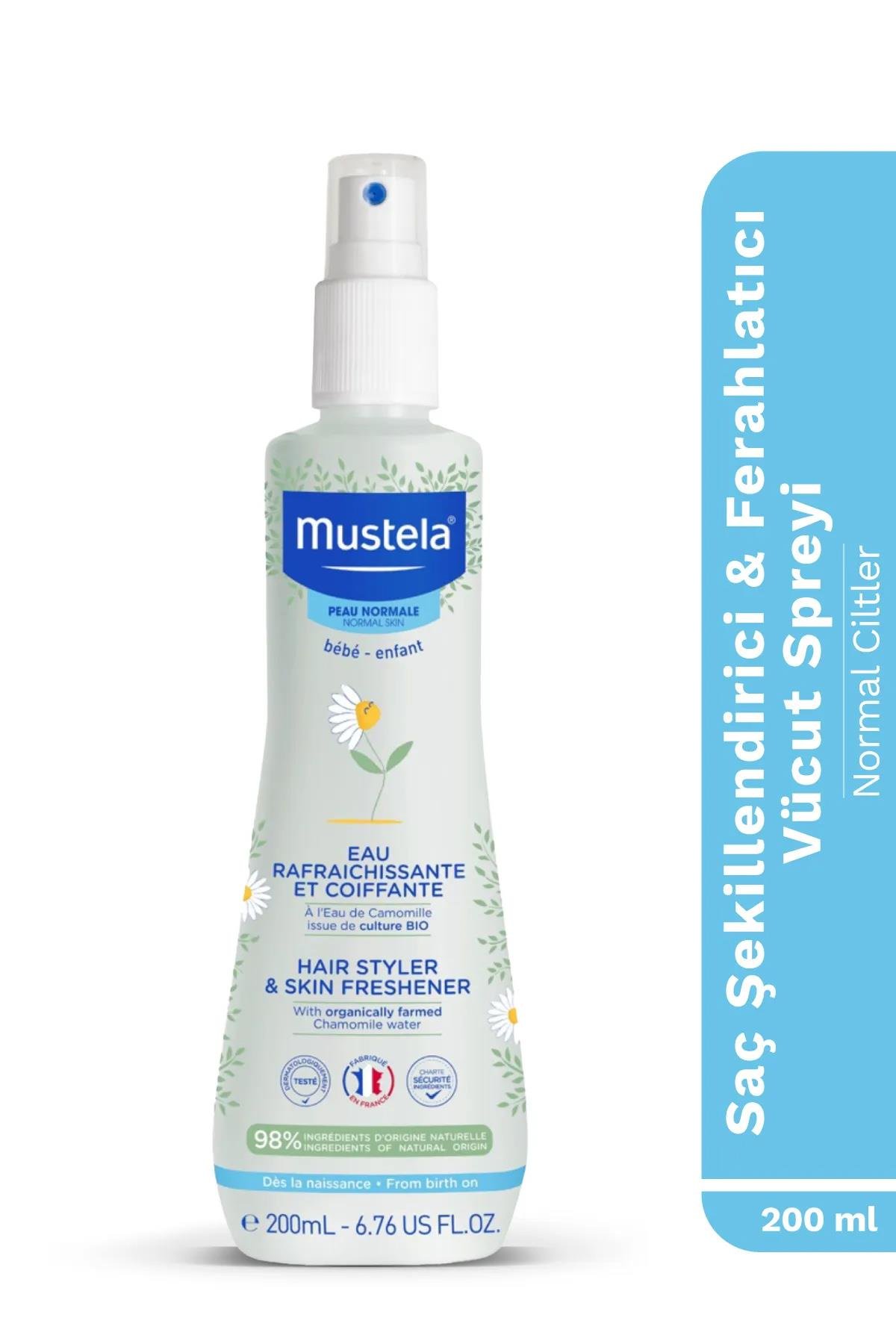 MustelaMustela Organik Papatya Suyu İçeren Kolay Tarama Sağlayan Saç Şekillendirici Ferahlatıcı Vücut Spreyi 200 mlMustela Organik Papatya Suyu İçeren Kolay Tarama Sağlayan Saç Şekillendirici Ferahlatıcı Vücut Spreyi 200 ml | Hızlı Kargo & Güvenli Alışveriş