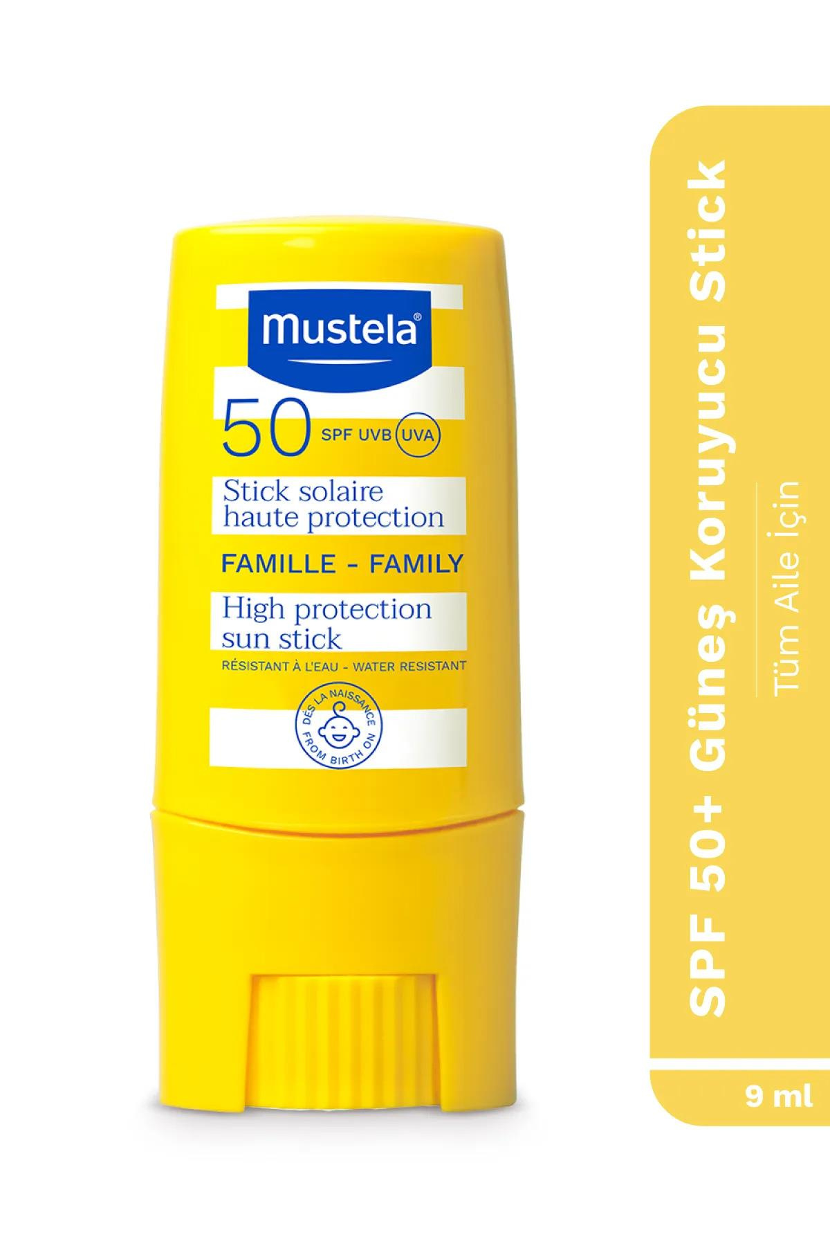 MustelaMustela SPF 50 Yüksek Koruma Yüz Hassas Bölgeler Güneş Koruyucu Suya Dayanıklı Stick 9 mlMustela Orijinal Ürün | Hızlı Kargo | Güvenli Alışveriş