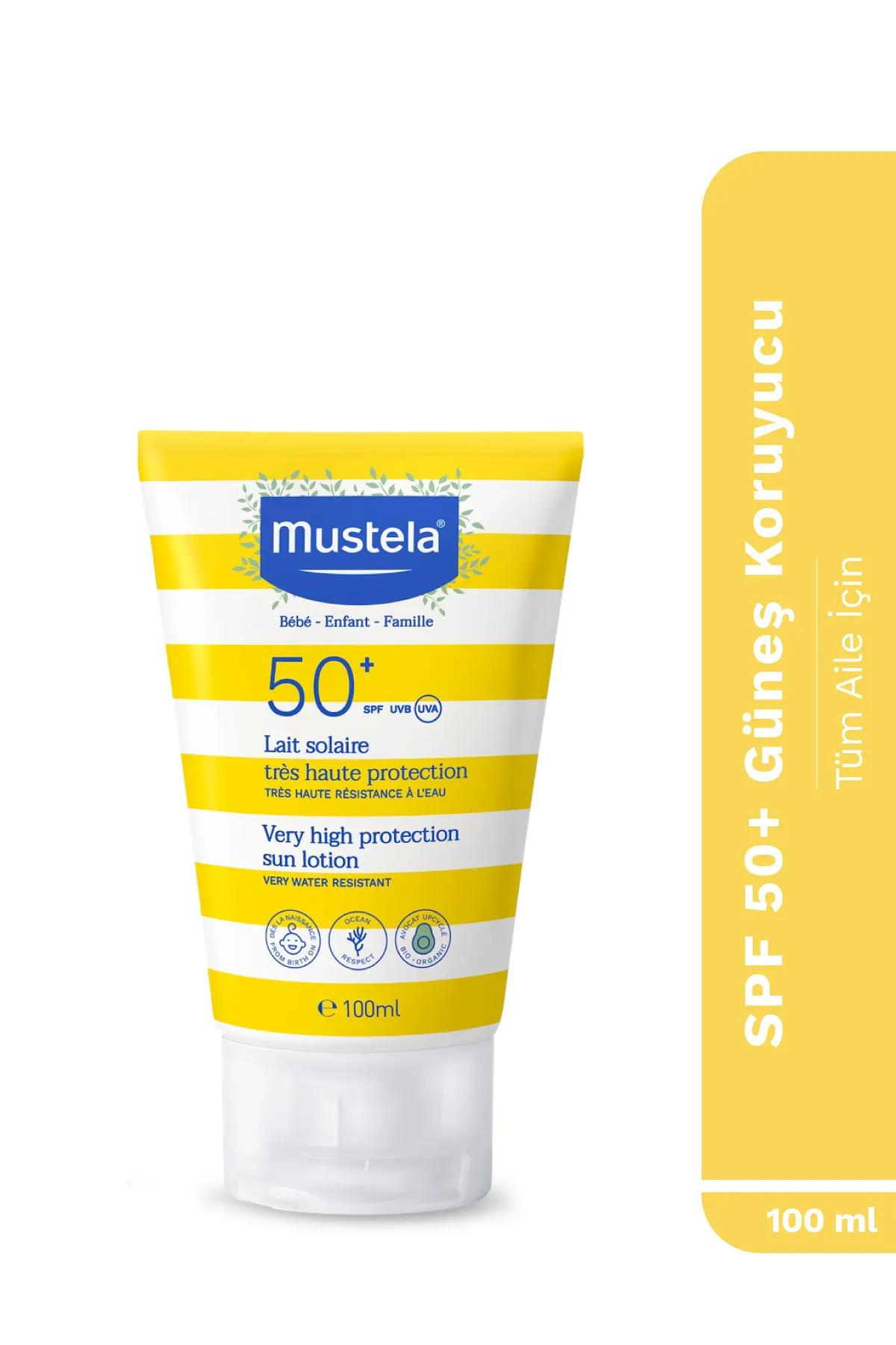 MustelaMustela Spf 50 Yüksek Koruma Yüz Vücut Güneş Koruyucu Suya Dayanıklı Tüm Ciltler Bebek Çocuk Yetişkin 100mlMustela Orijinal Ürün | Hızlı Kargo | Güvenli Alışveriş