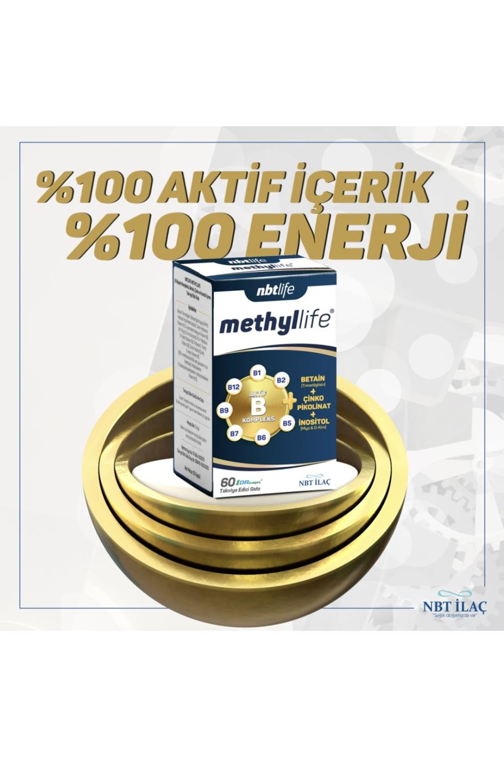 NBT İlaçNBT Life Methyllife 60 KapsülNBT Life Methyllife 60 Kapsül Fiyatı ve Özellikleri | Mutlufiyatlar