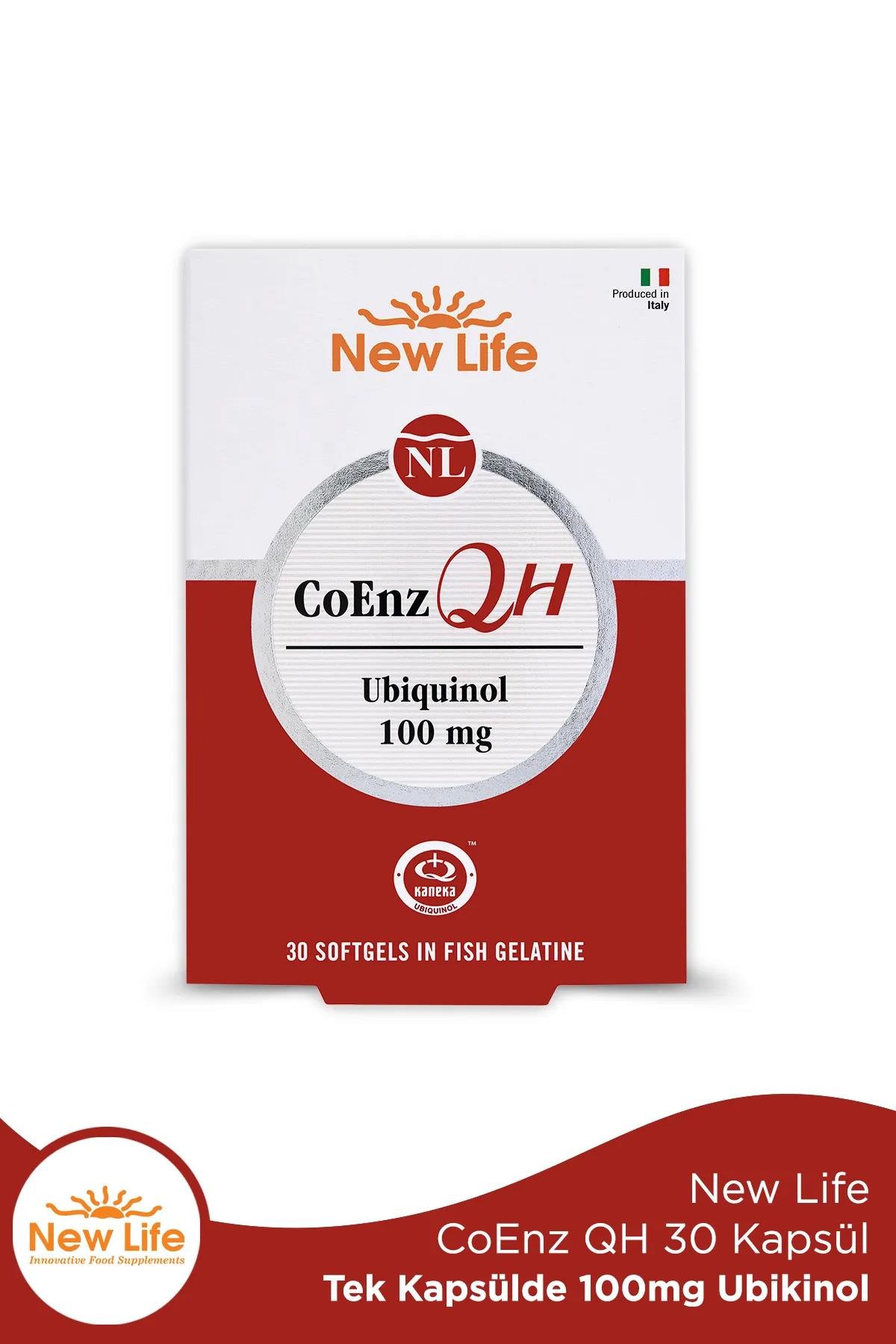 New Life New Life CoEnz QH Ubikinol 30 KapsülNew Life CoEnz QH Ubikinol | Güçlü Antioksidan 30 Kapsül