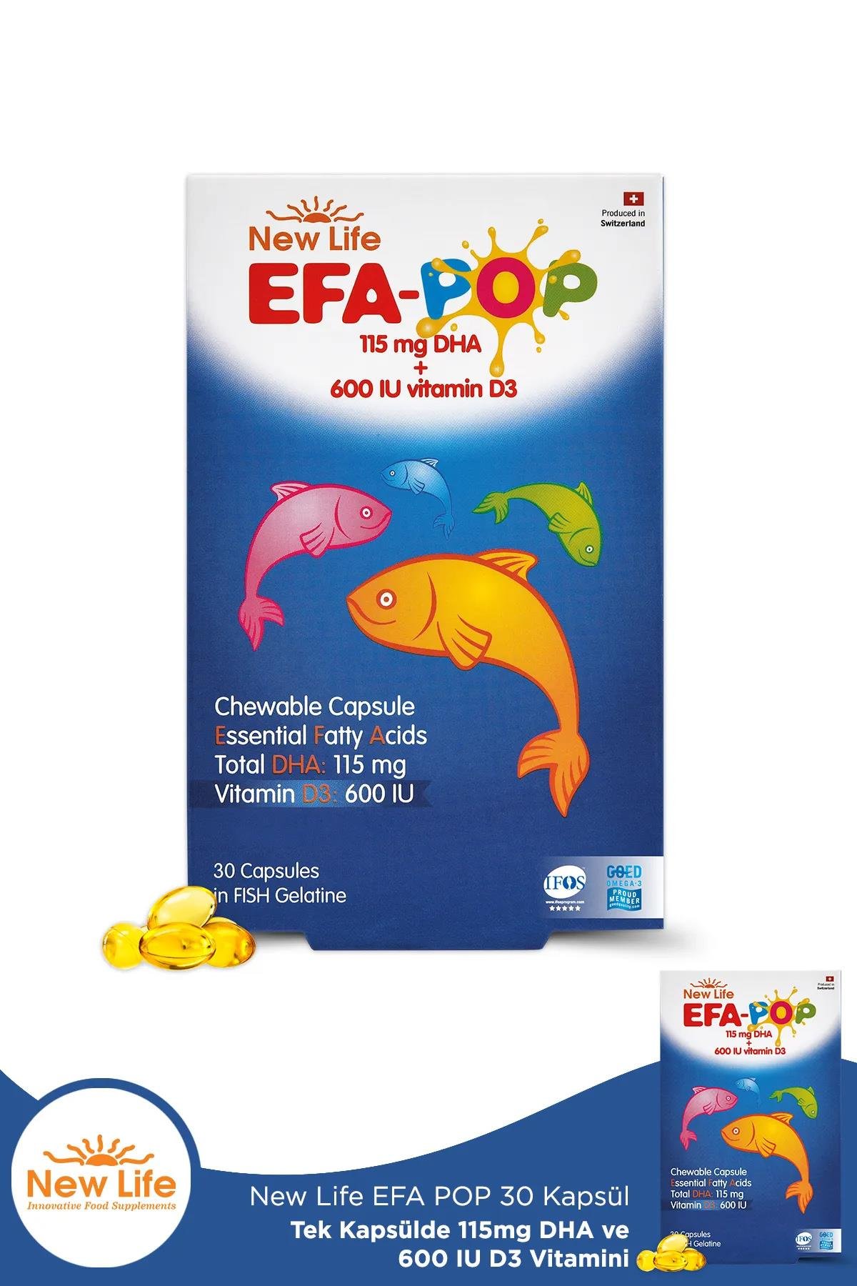New Life New Life EFA-Pop 30 KapsülNew Life EFA-Pop 30 Kapsül Fiyatı ve Özellikleri | Mutlufiyatlar
