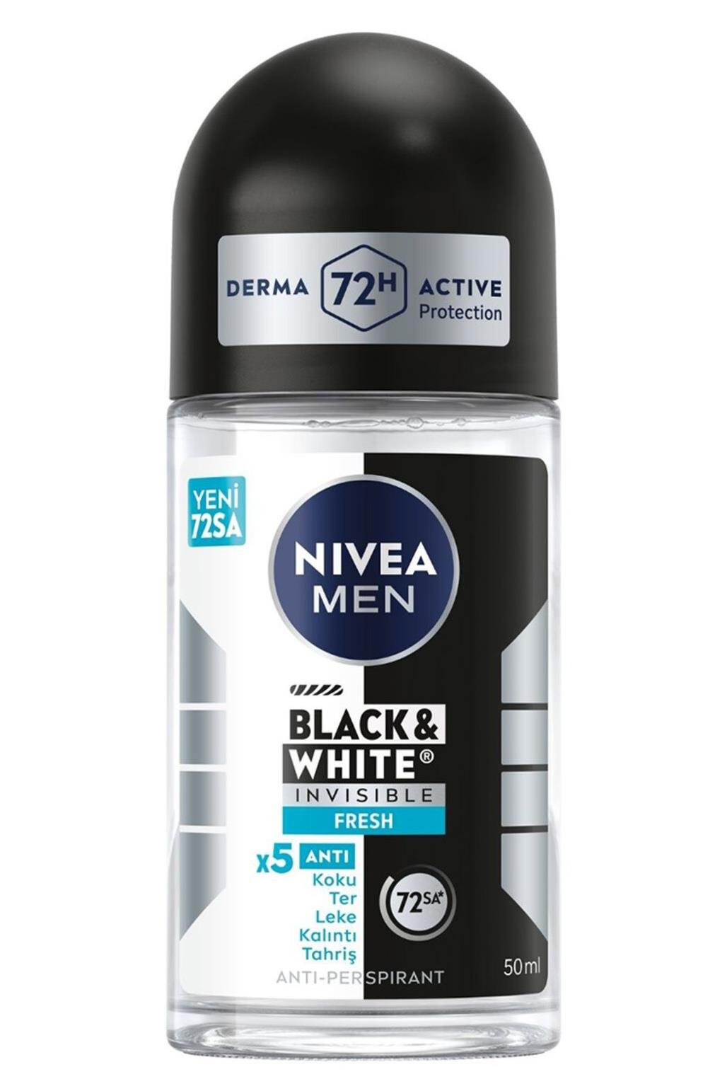 NiveaNivea Black White Invisible Fresh Kadınlar İçin Roll On 50 mlNivea Invisible For Black   White Kadın Roll-on Fresh 50 ml Fiyatı ve Özellikleri | Mutlufiyatlar