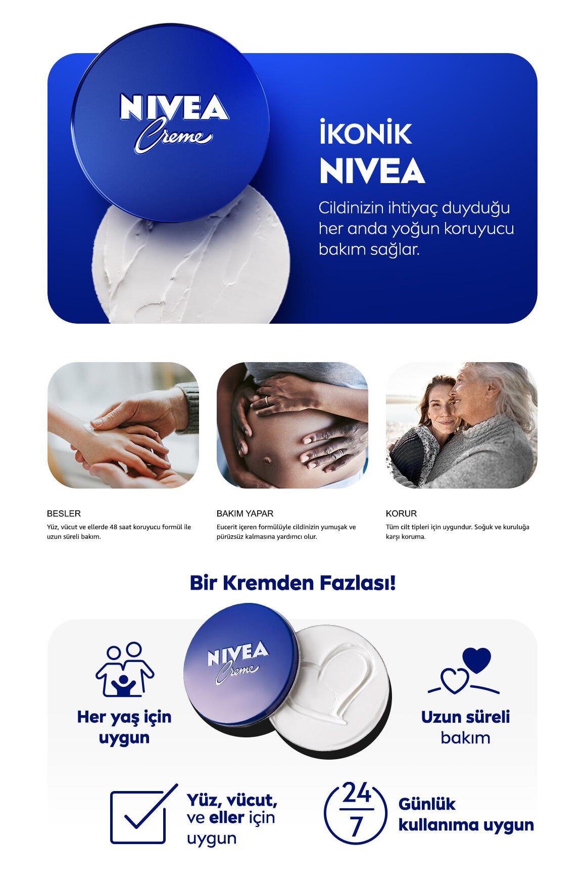 NiveaNivea Creme 150 mlNivea Creme 150 ml Fiyatı ve Özellikleri | Mutlufiyatlar
