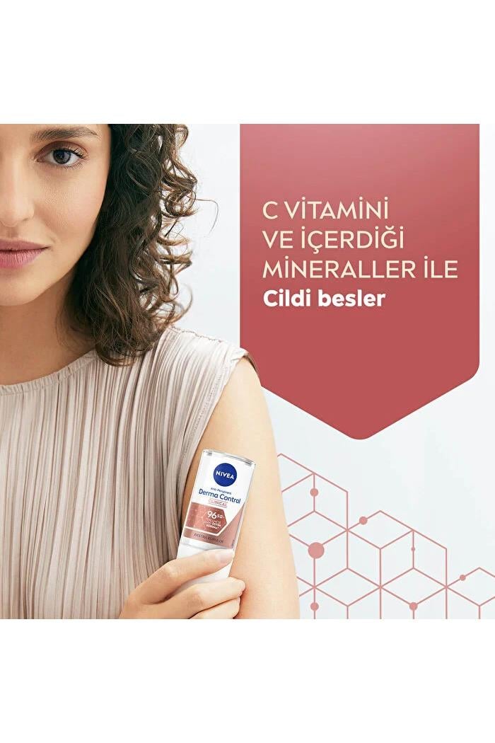 NiveaNivea Derma Control Clinical Kadınlar İçin Roll-on 50 mlNivea Derma Control Roll-on 50 ml | Kararmaya Karşı Etki