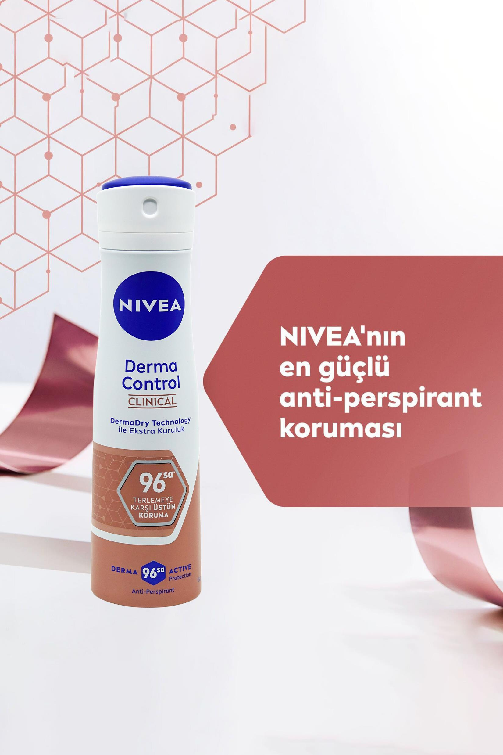 NiveaNivea Derma Control Clinical Kadınlar İçin Deodorant 150 mlNivea Derma Protect Sprey 150 ml | Cilt Dostu Güçlü Koruma