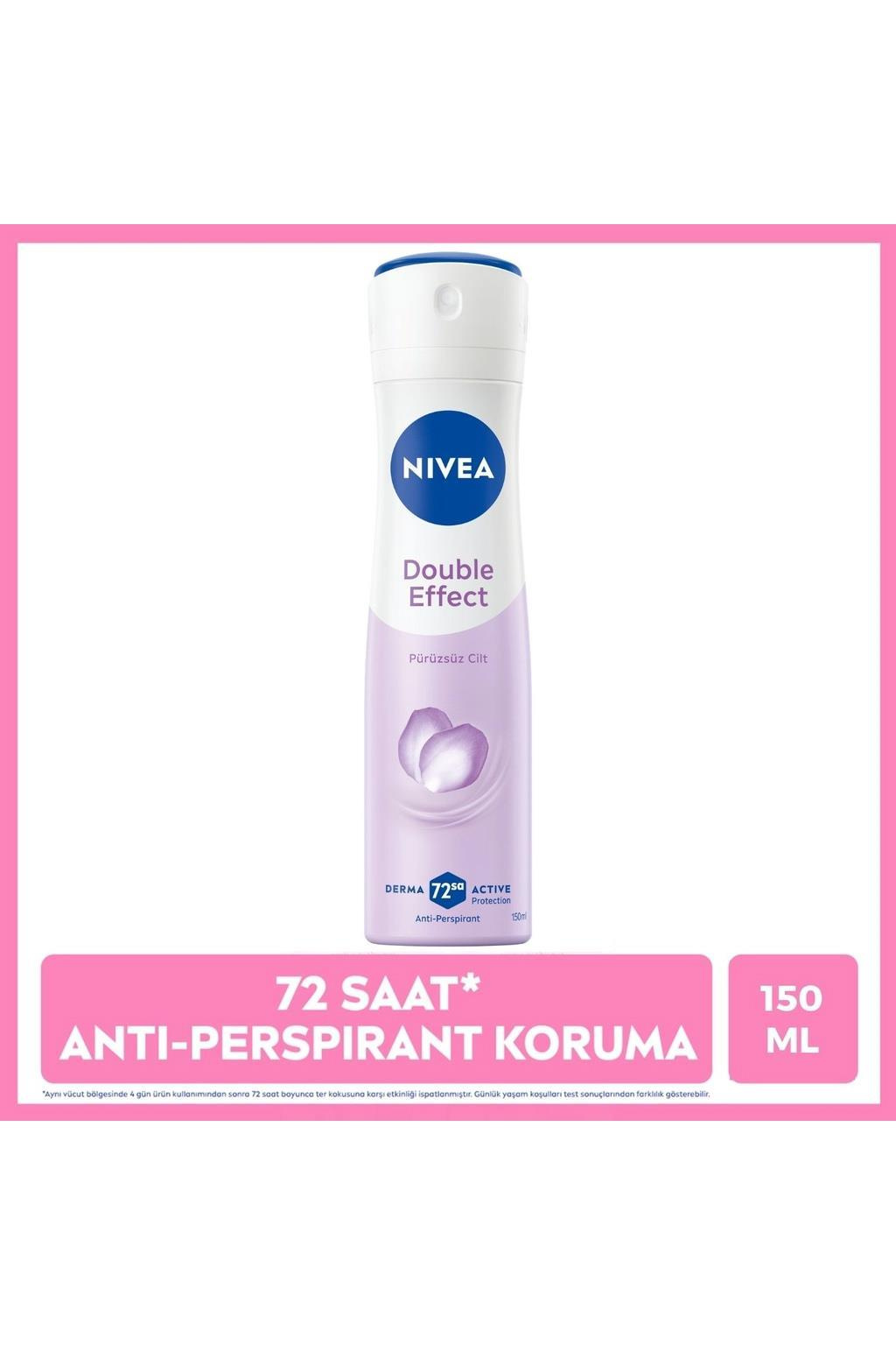 NiveaNivea Double Effect Kadınlar İçin Deodorant 150 ml 4'lüNivea Double Effect Mor Düşler Deodorant 150 ml Fiyatı ve Özellikleri | Mutlufiyatlar