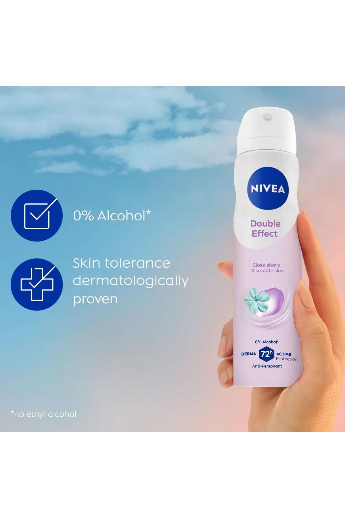 NiveaNivea Double Effect Kadınlar İçin Deodorant 150 mlNivea Double Effect Mor Düşler Deodorant 150 ml Fiyatı ve Özellikleri | Mutlufiyatlar