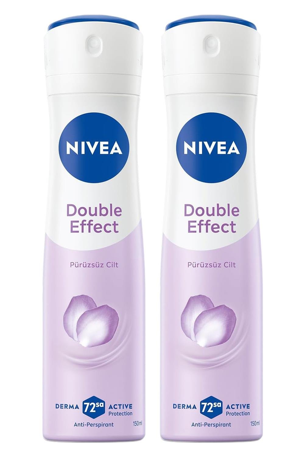 NiveaNivea Double Effect Kadınlar İçin Deodorant 150 ml 2'liNivea Double Effect Mor Düşler Deodorant 150 ml Fiyatı ve Özellikleri | Mutlufiyatlar
