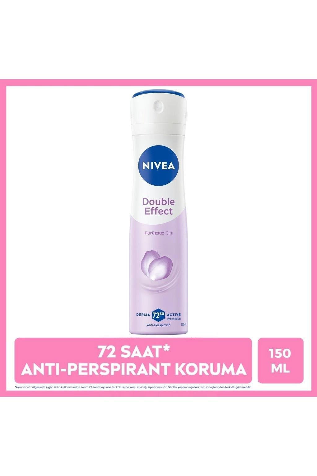 NiveaNivea Double Effect Kadınlar İçin Deodorant 150 ml 5'liNivea Double Effect Mor Düşler Deodorant 150 ml Fiyatı ve Özellikleri | Mutlufiyatlar