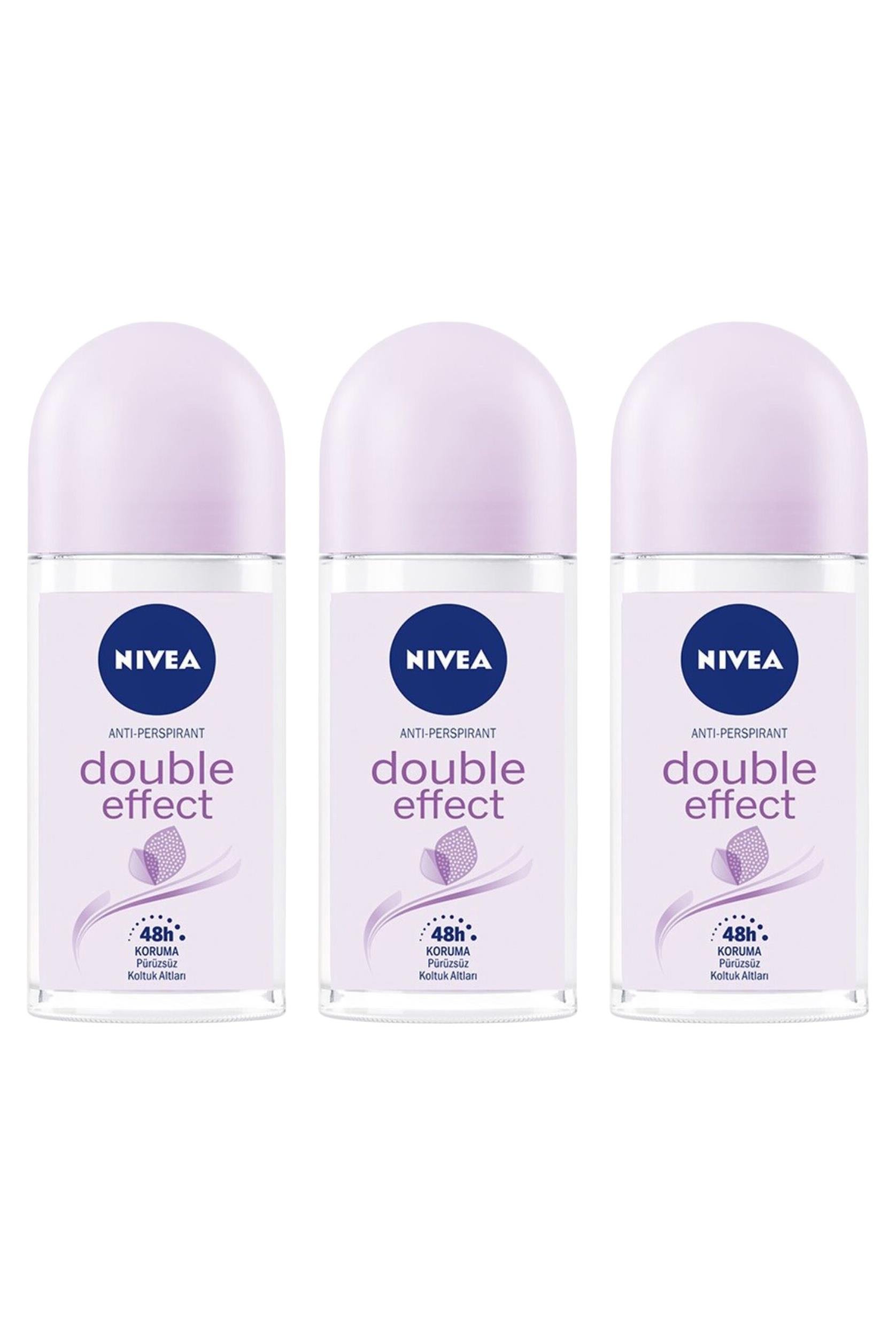 NiveaNivea Double Effect Mor Düşler Roll-On Deodorant 50 ml 3'lüNivea Double Effect Mor Düşler Roll-On Deodorant 50 ml Fiyatı ve Özellikleri | Mutlufiyatlar