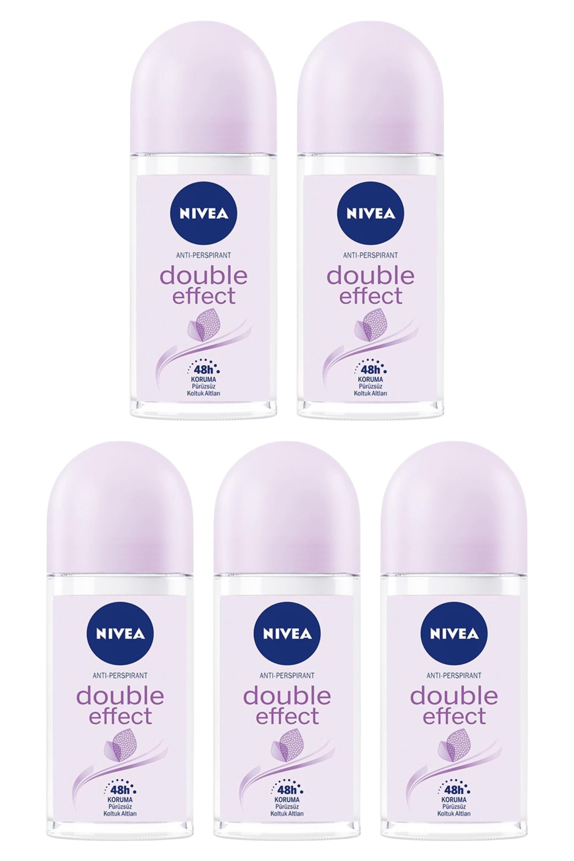 NiveaNivea Double Effect Mor Düşler Roll-On Deodorant 50 ml 5'liNivea Double Effect Mor Düşler Roll-On Deodorant 50 ml Fiyatı ve Özellikleri | Mutlufiyatlar