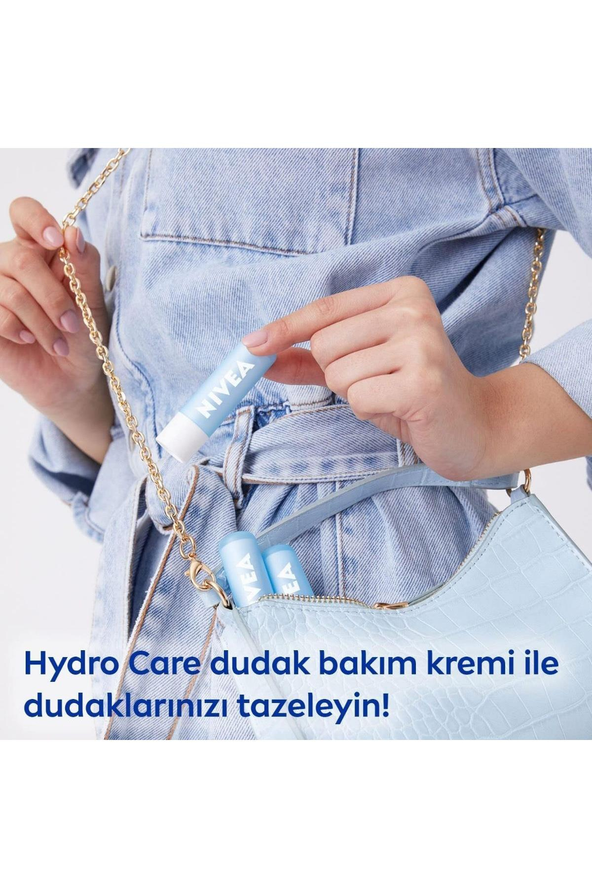 NiveaNivea Dudak Bakım Kremi Hydro Care SPF 15 4.8 grNivea Lip Stick Hydro Care SPF15 24 Saat Nem Fiyatı ve Özellikleri | Mutlufiyatlar