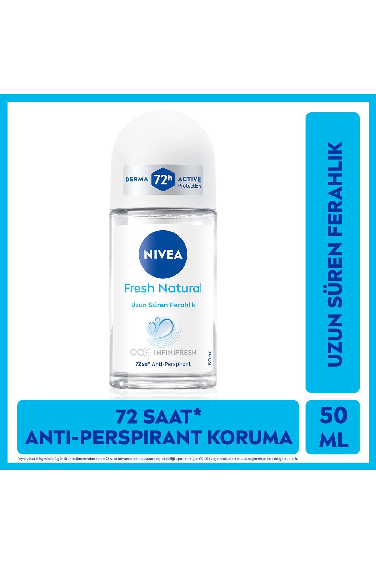 NiveaNivea Fresh Natural Kadınlar İçin Roll on 50 mlNivea Fresh Natural Roll-On 50 ml Fiyatı ve Özellikleri | Mutlufiyatlar