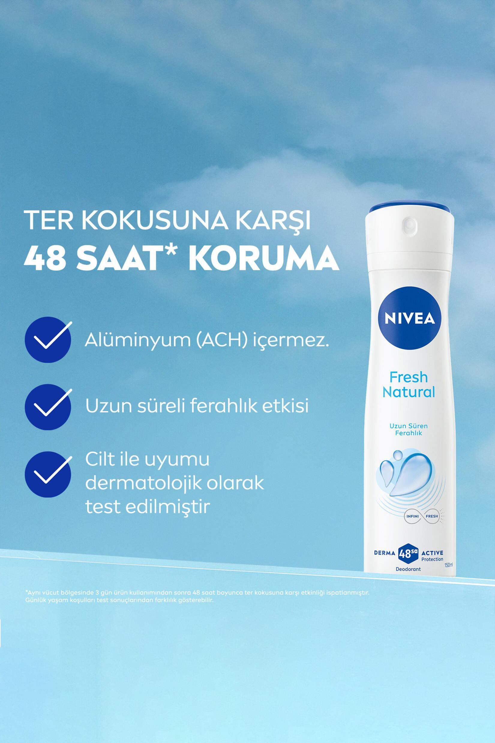 NiveaNivea Fresh Natural Kadınlar İçin Deodorant 150 mlNivea Fresh Natural Pudrasız Deodorant Doğal Ferahlık Okyanus 150 ml Fiyatı ve Özellikleri | Mutlufiyatlar